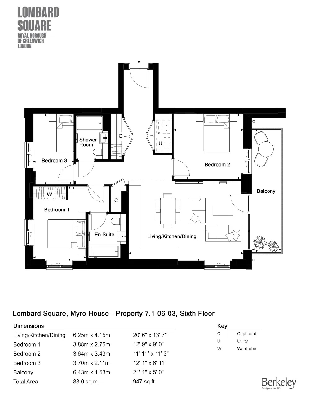 Lombard Square, Lombard Square, Plumstead, Southlake Road, London floorplan
