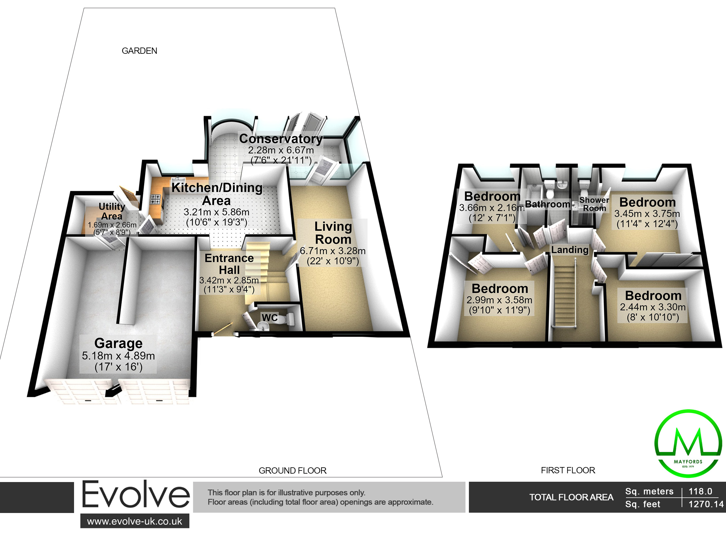 3, Cameron Close, CRANLEIGH floorplan