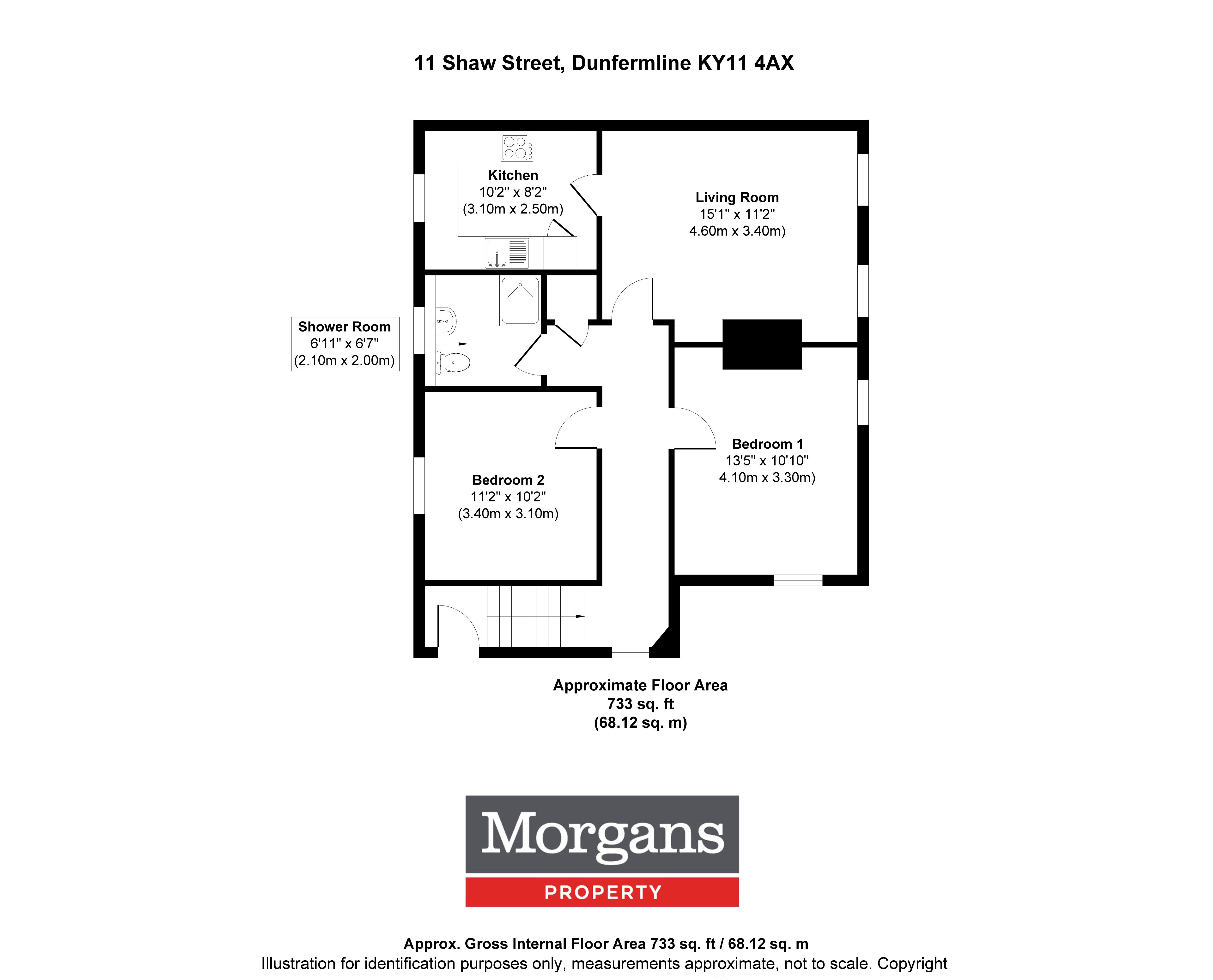 11, Shaw Street, Dunfermline floorplan