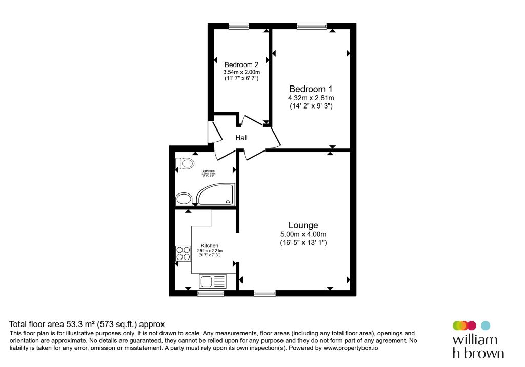 11, Oxford Place, Colchester floorplan
