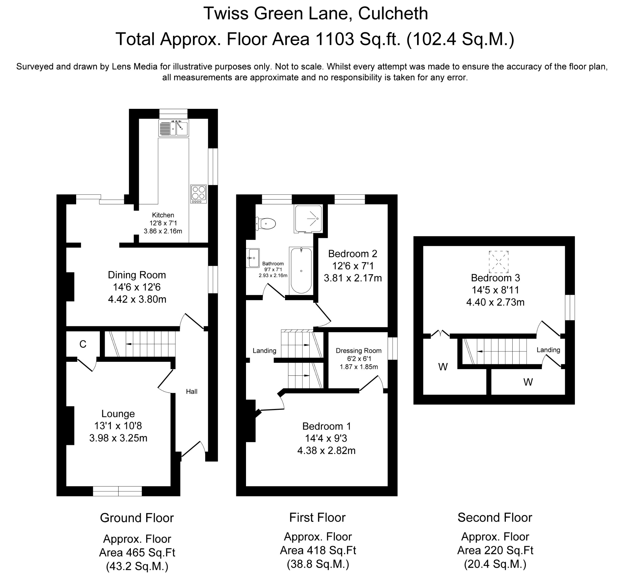 3, Twiss Green Lane, Warrington floorplan