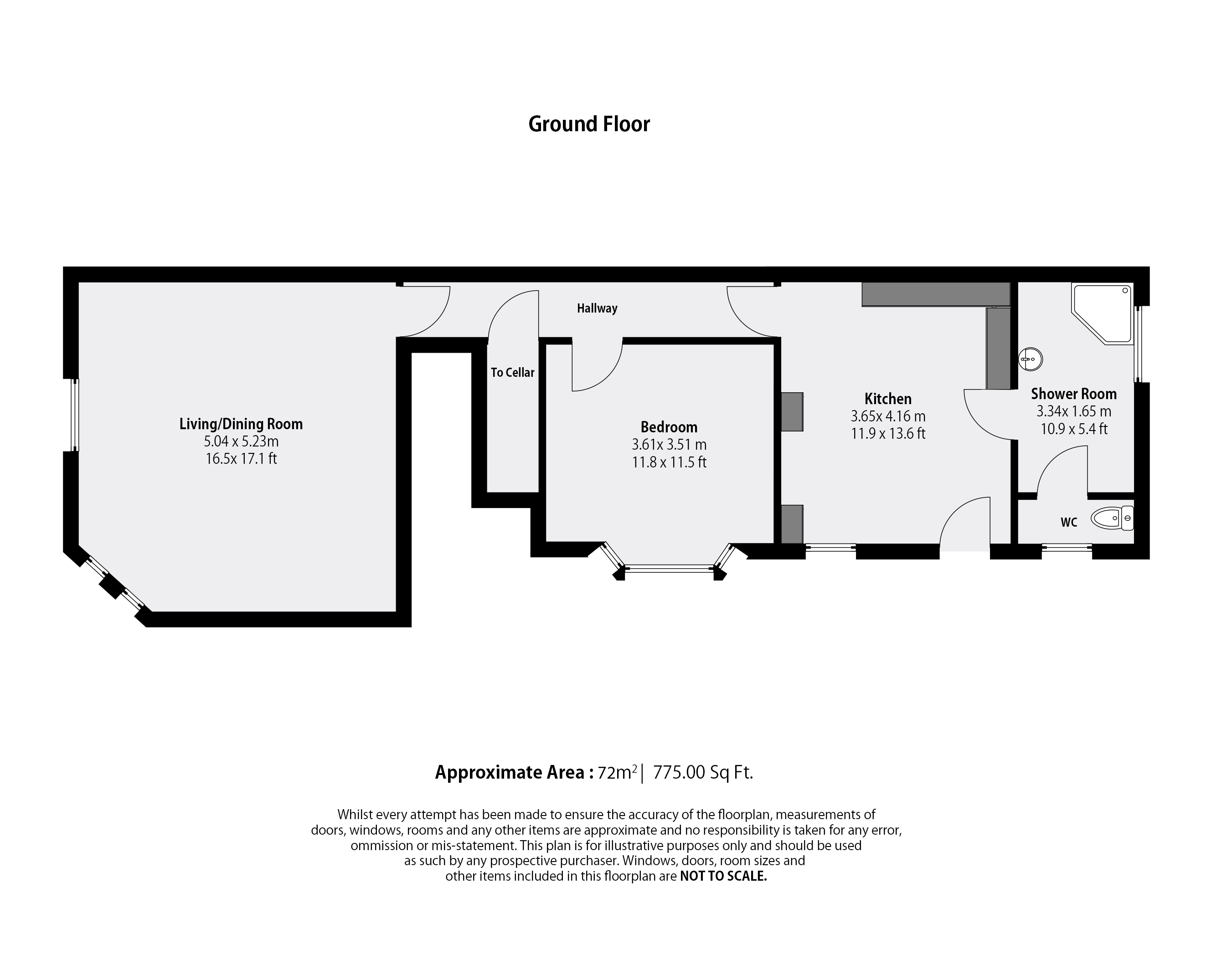 52B, Trent Boulevard, Nottingham floorplan