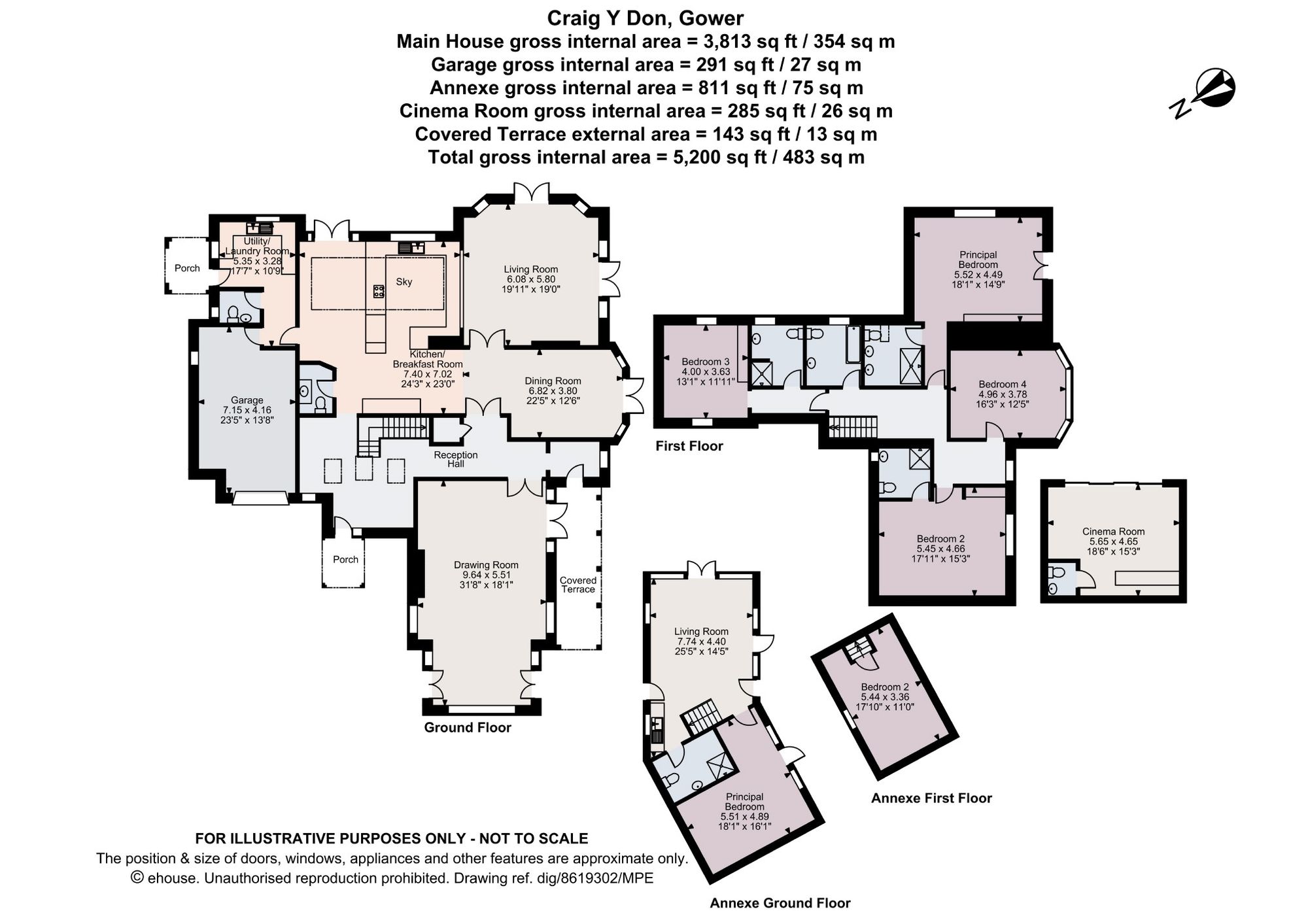 Craig Y Don, Swansea floorplan