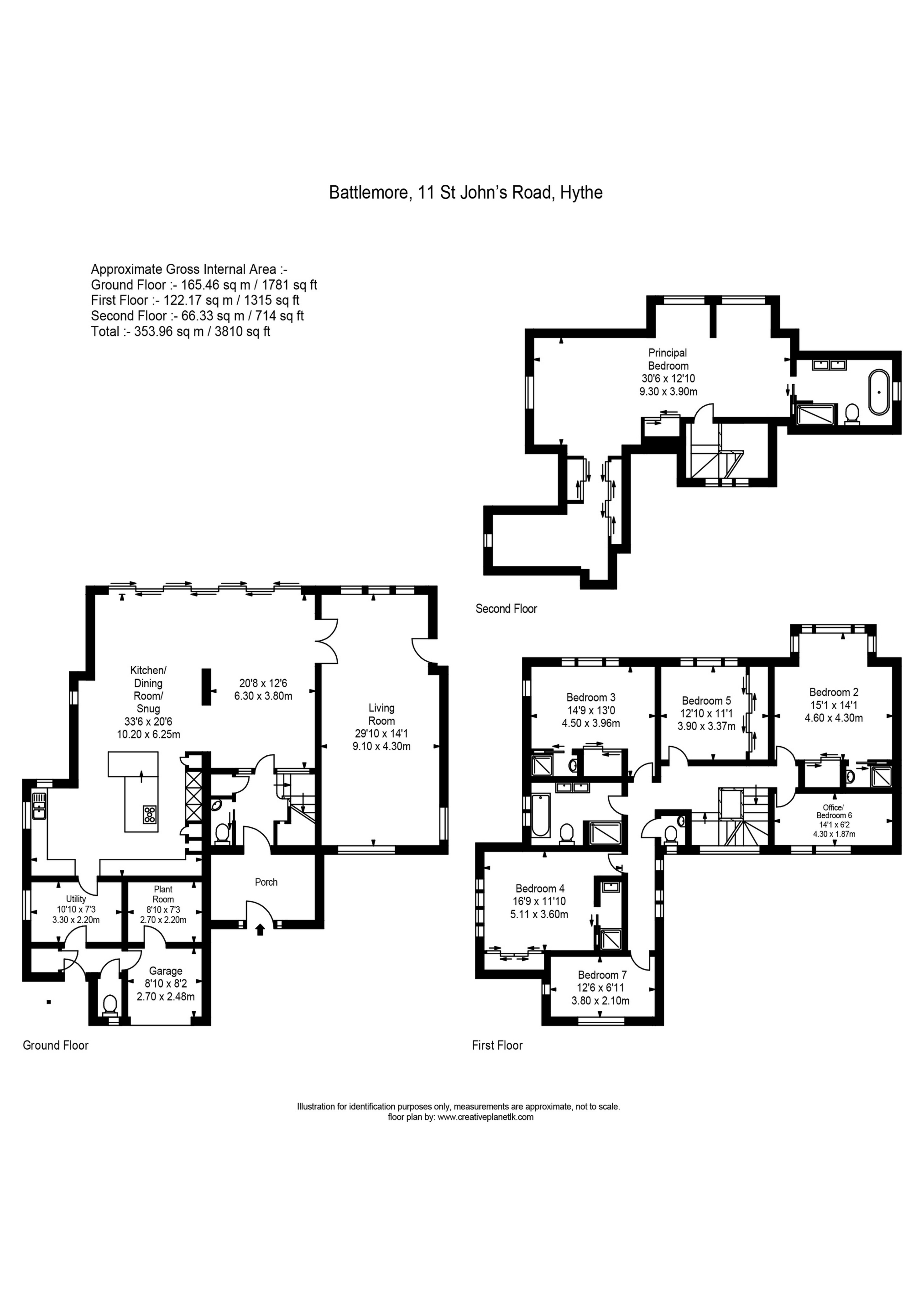 Battlemore 11, St Johns Road, Hythe floorplan