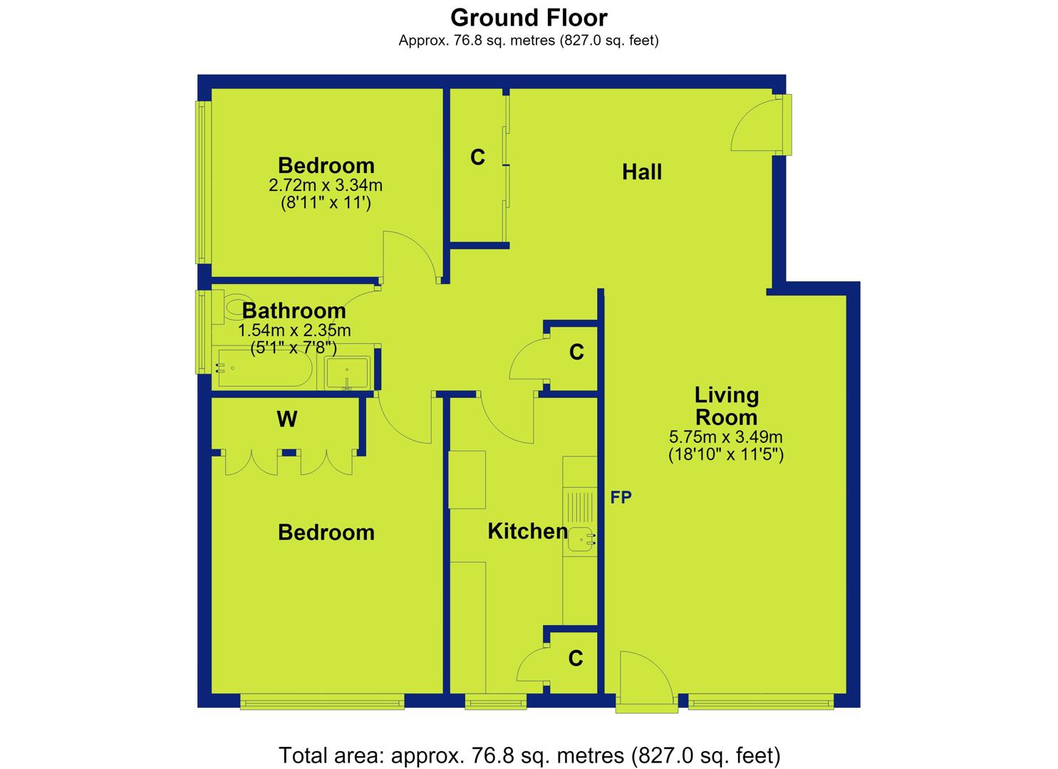 2A Cedar Lodge, Tunnel Road, Nottingham floorplan