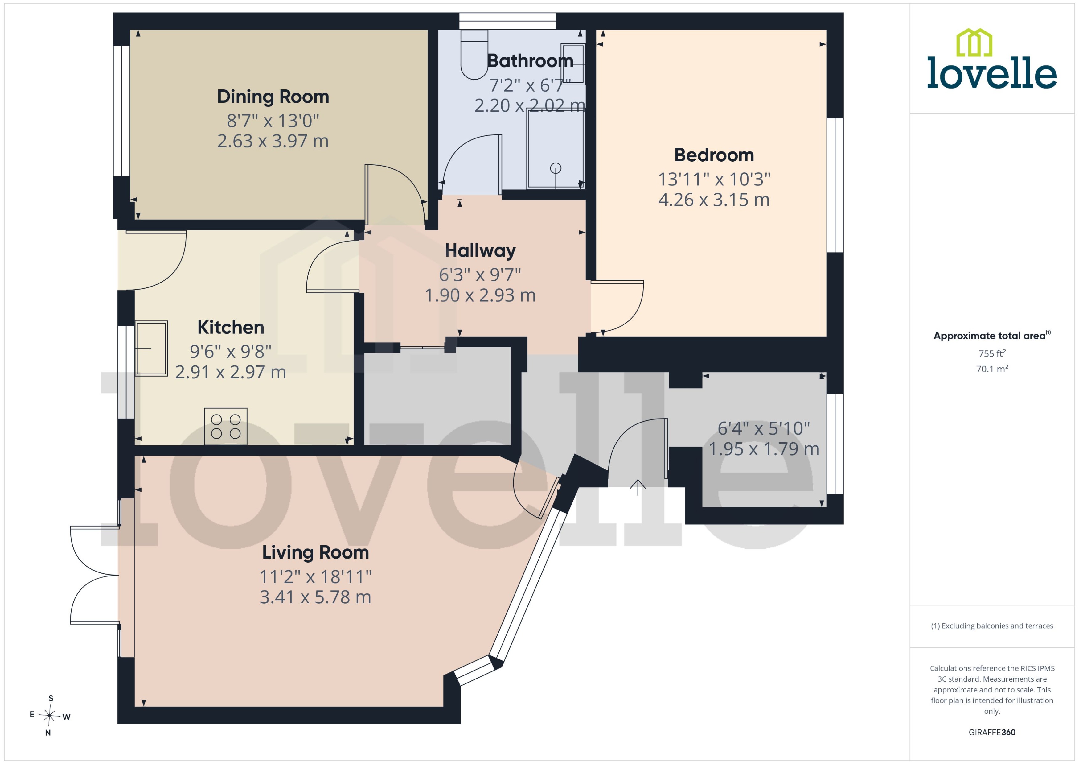 1, Blankney Close, Lincoln floorplan