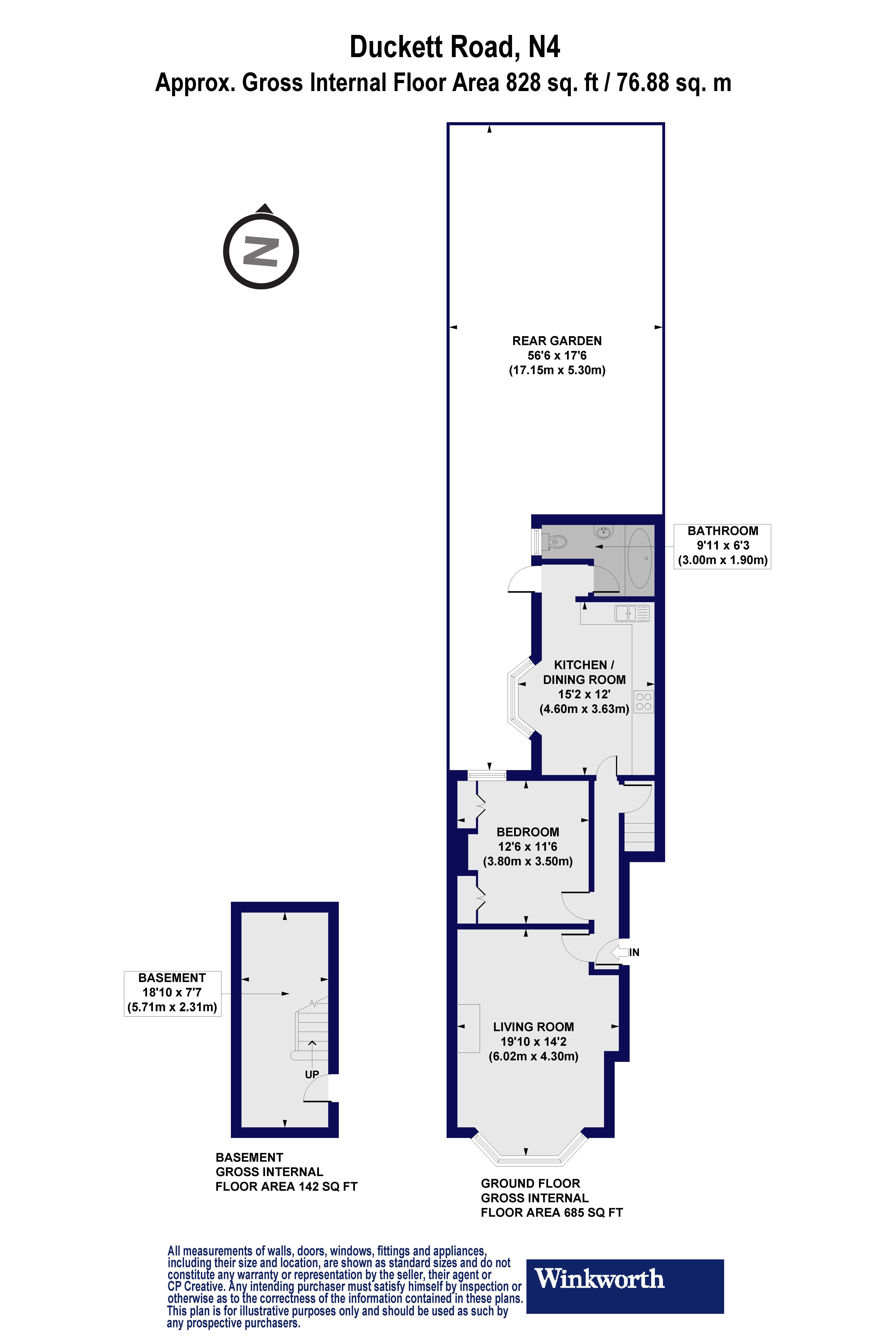 25L, Duckett Road, London floorplan