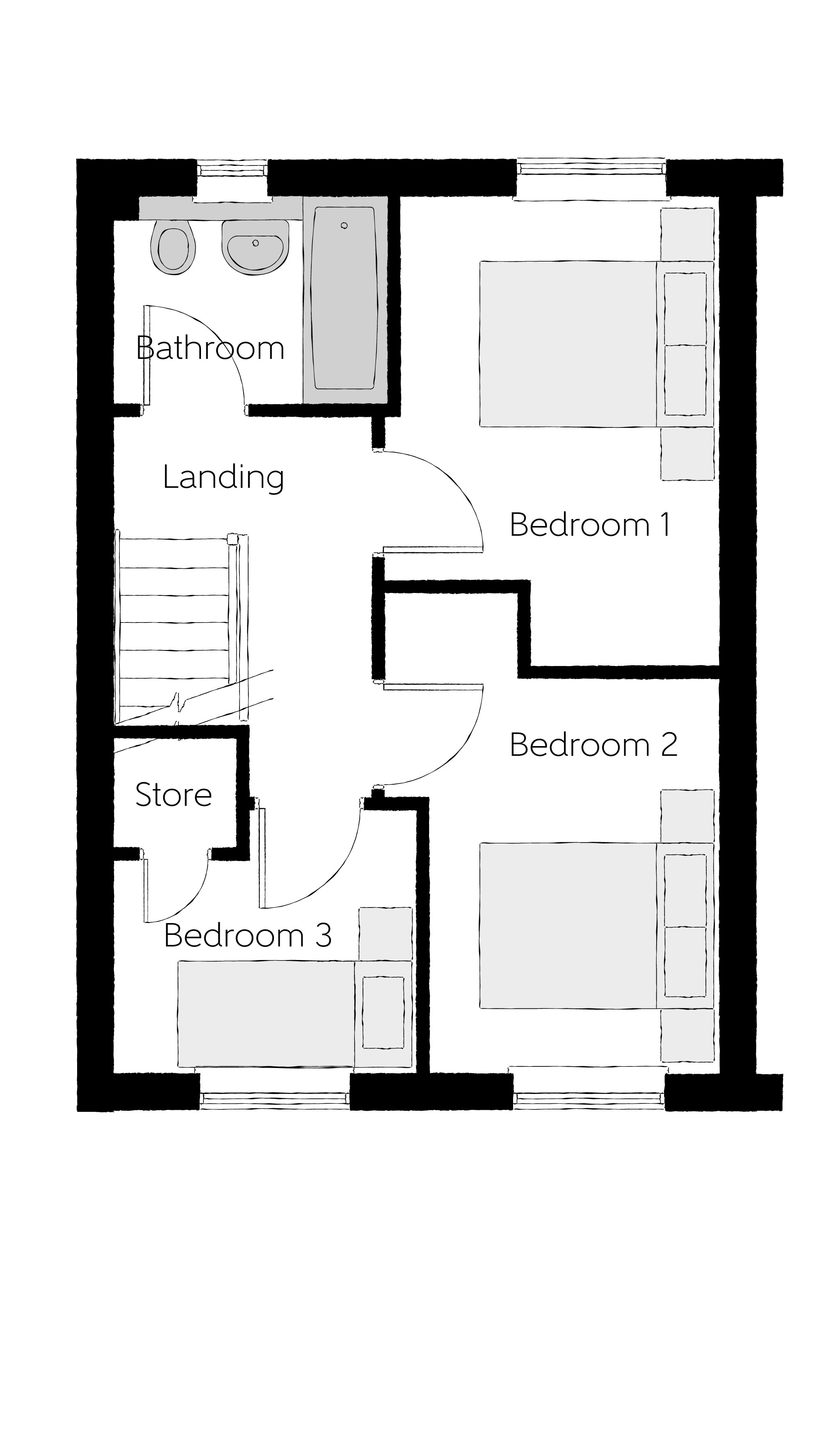 363, 2 Millcraig Terrace, Winchburgh floorplan