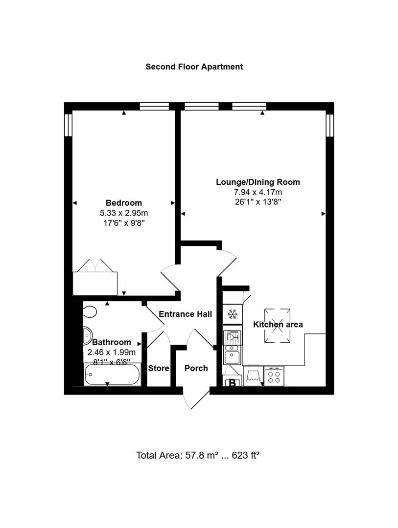 17, Great Charta Close, Englefield Green floorplan