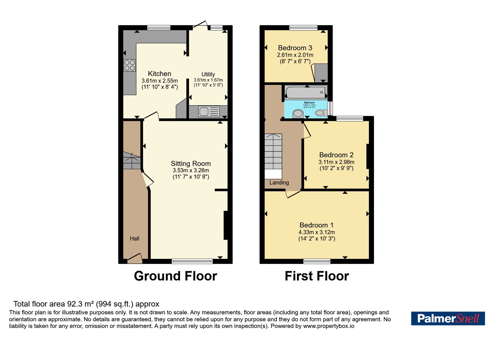 6, Victoria Grove, Somerset floorplan