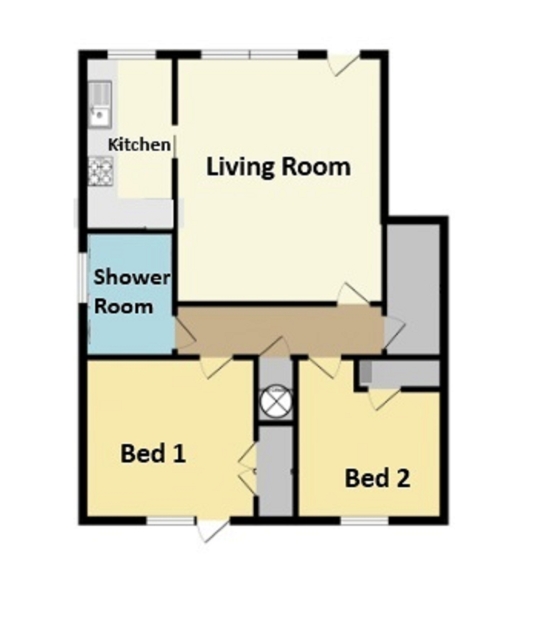 36, Dunster Court, Winscombe floorplan