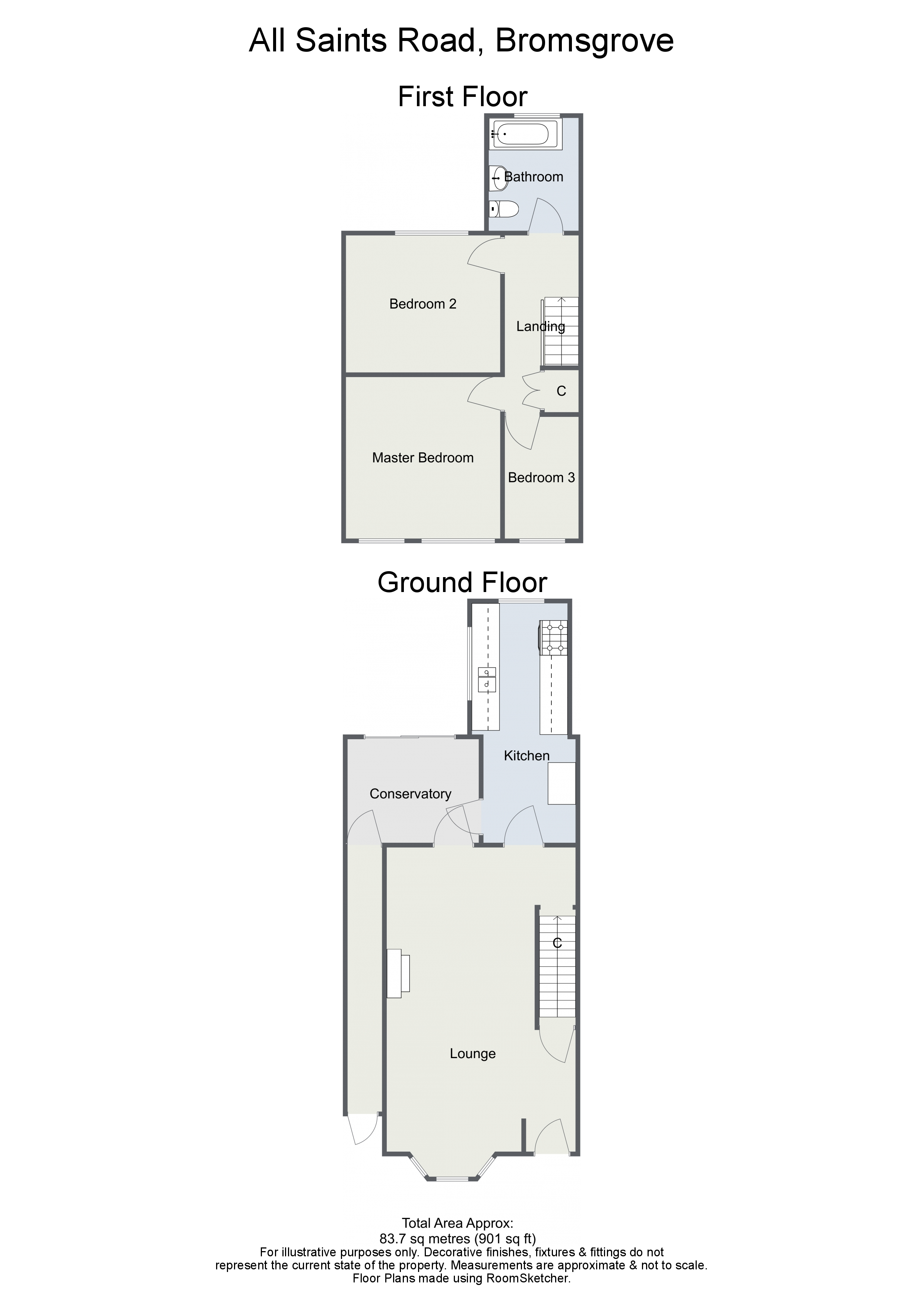 3 bed terraced house for sale in All Saints Road, Bromsgrove B61 Zoopla