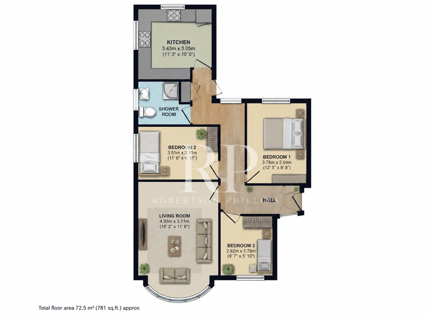 350a Lucas Court, Alexandra Avenue, Harrow floorplan