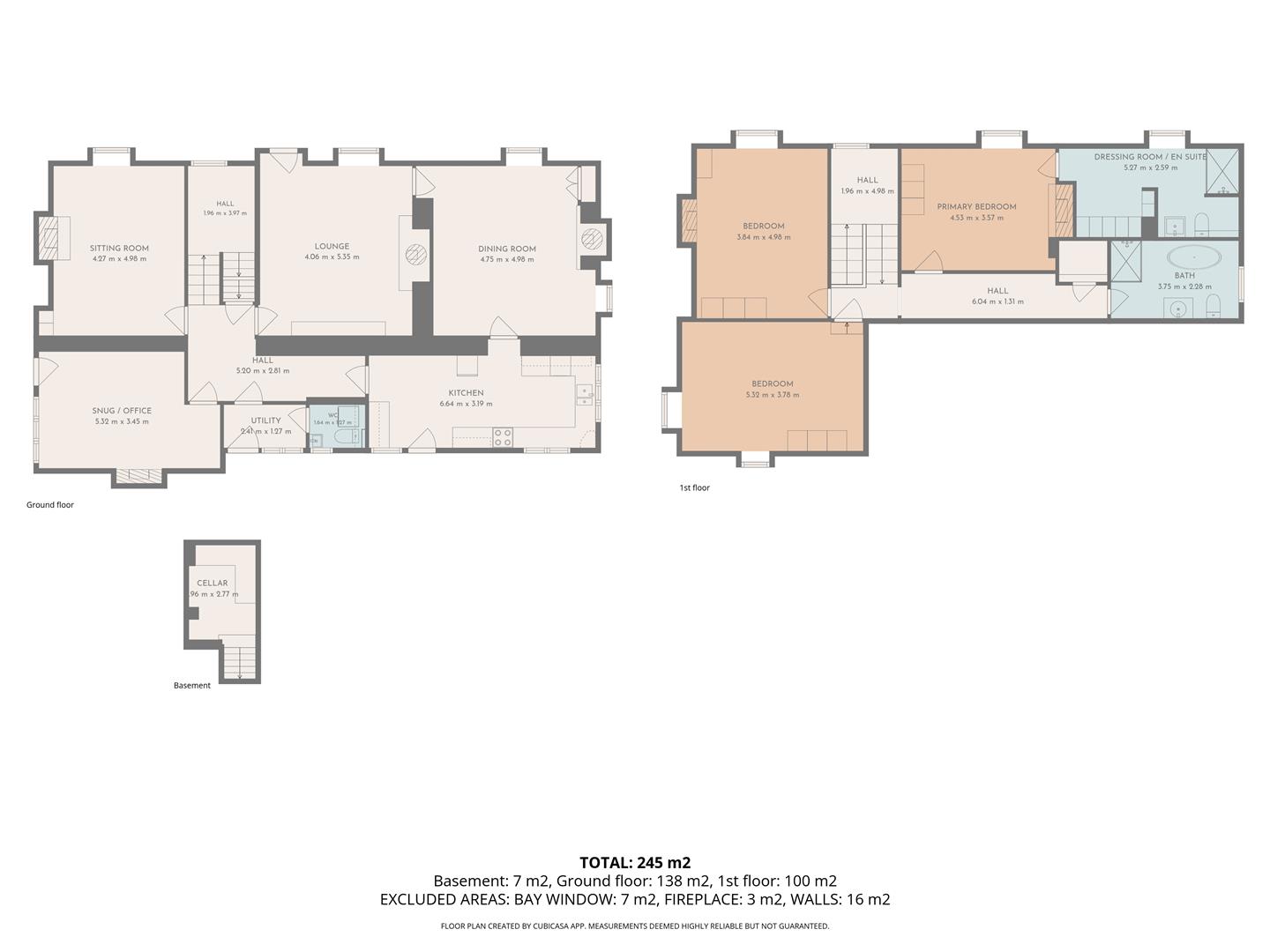 Prospect House, 70, Manor Road, Alfreton floorplan