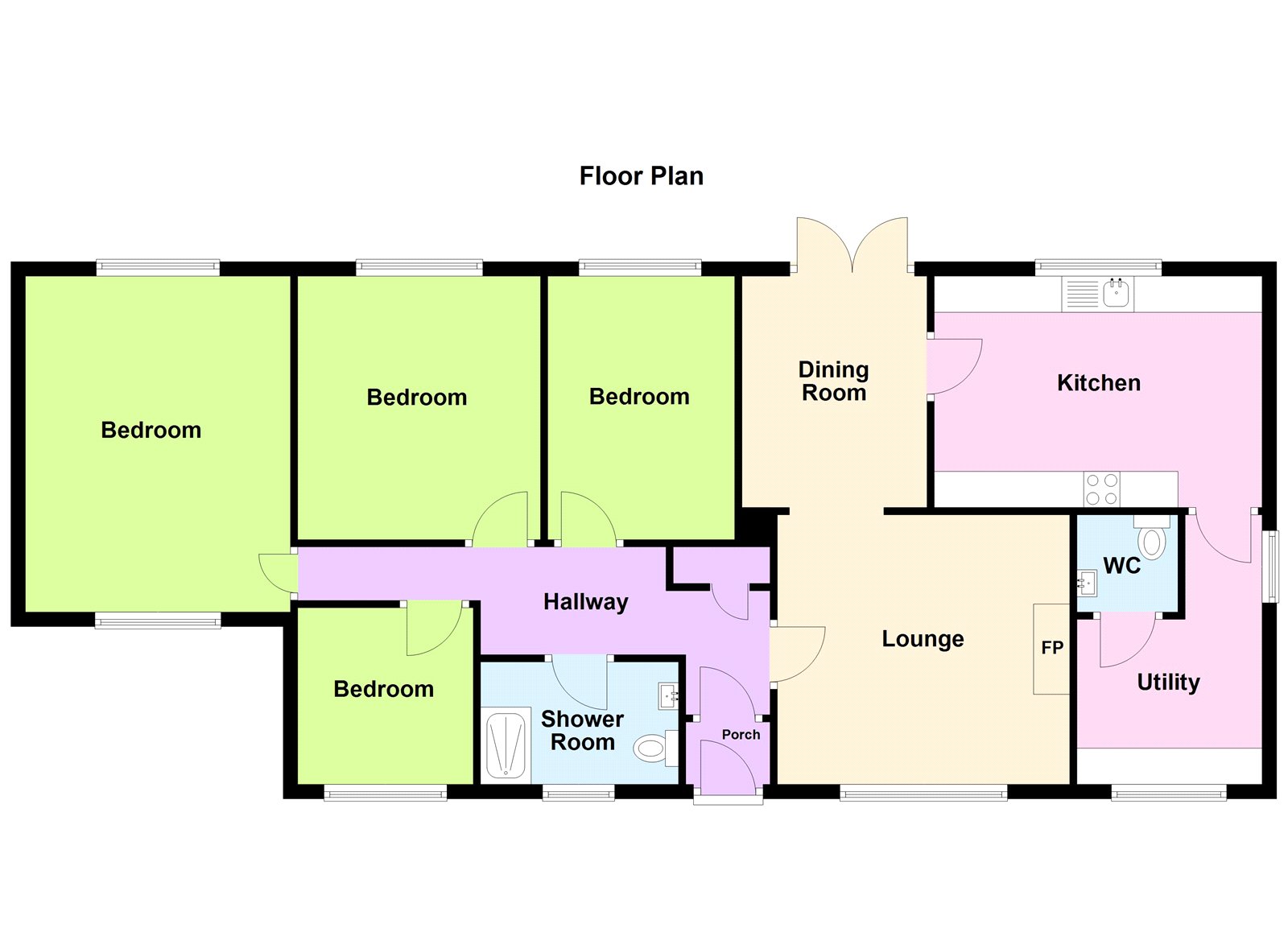 10, Tudor Close, Pembrokeshire floorplan