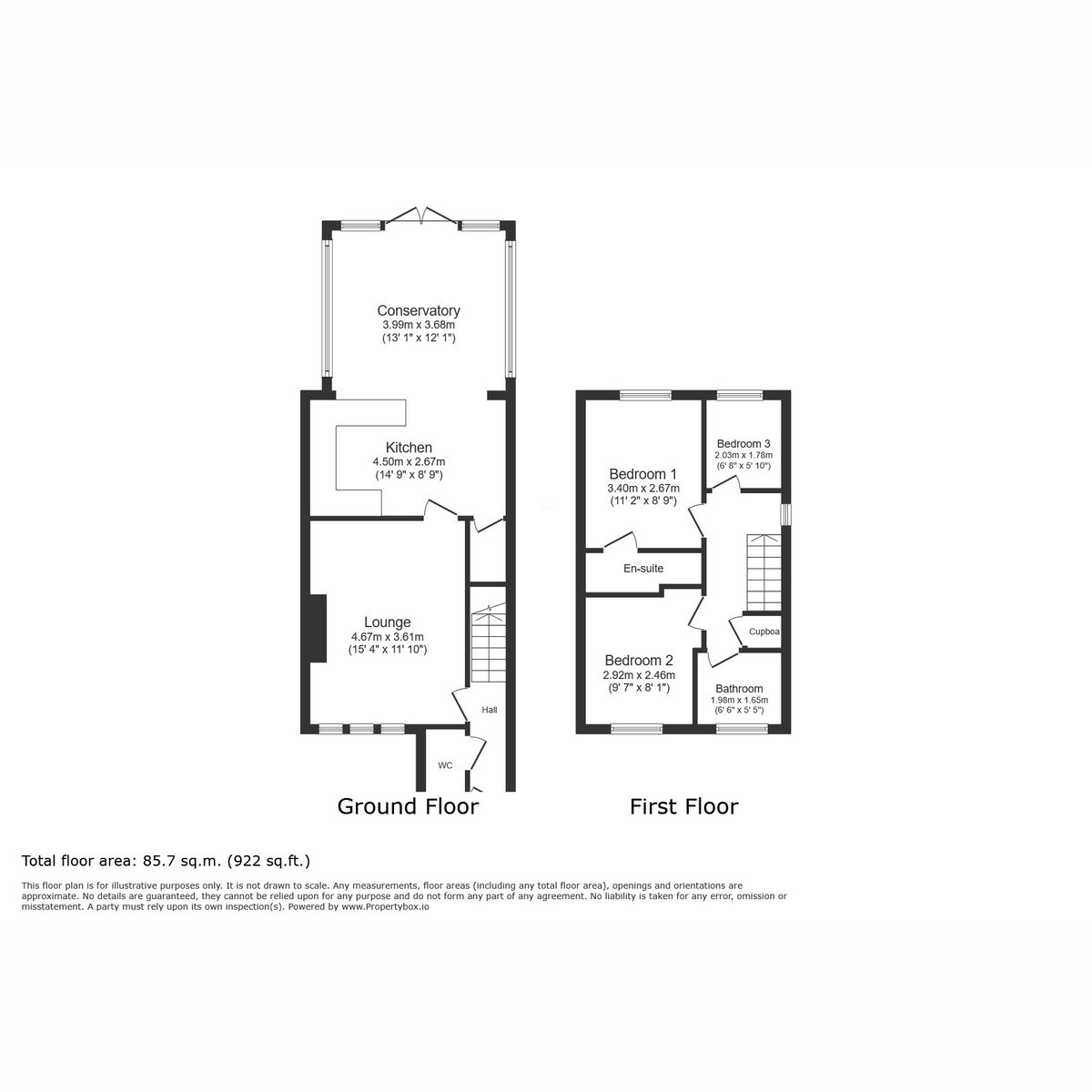 11, High Lea, Chorley floorplan