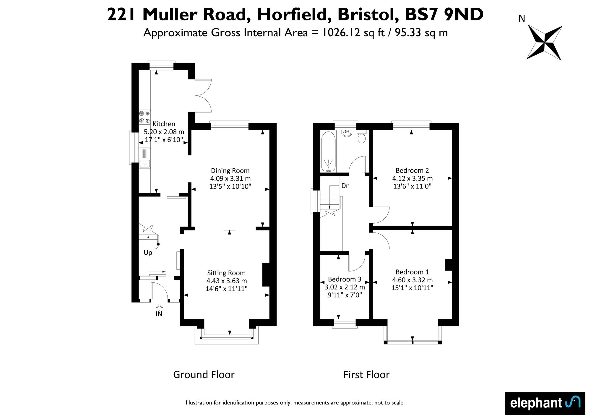 221 Muller Road, Bristol floorplan