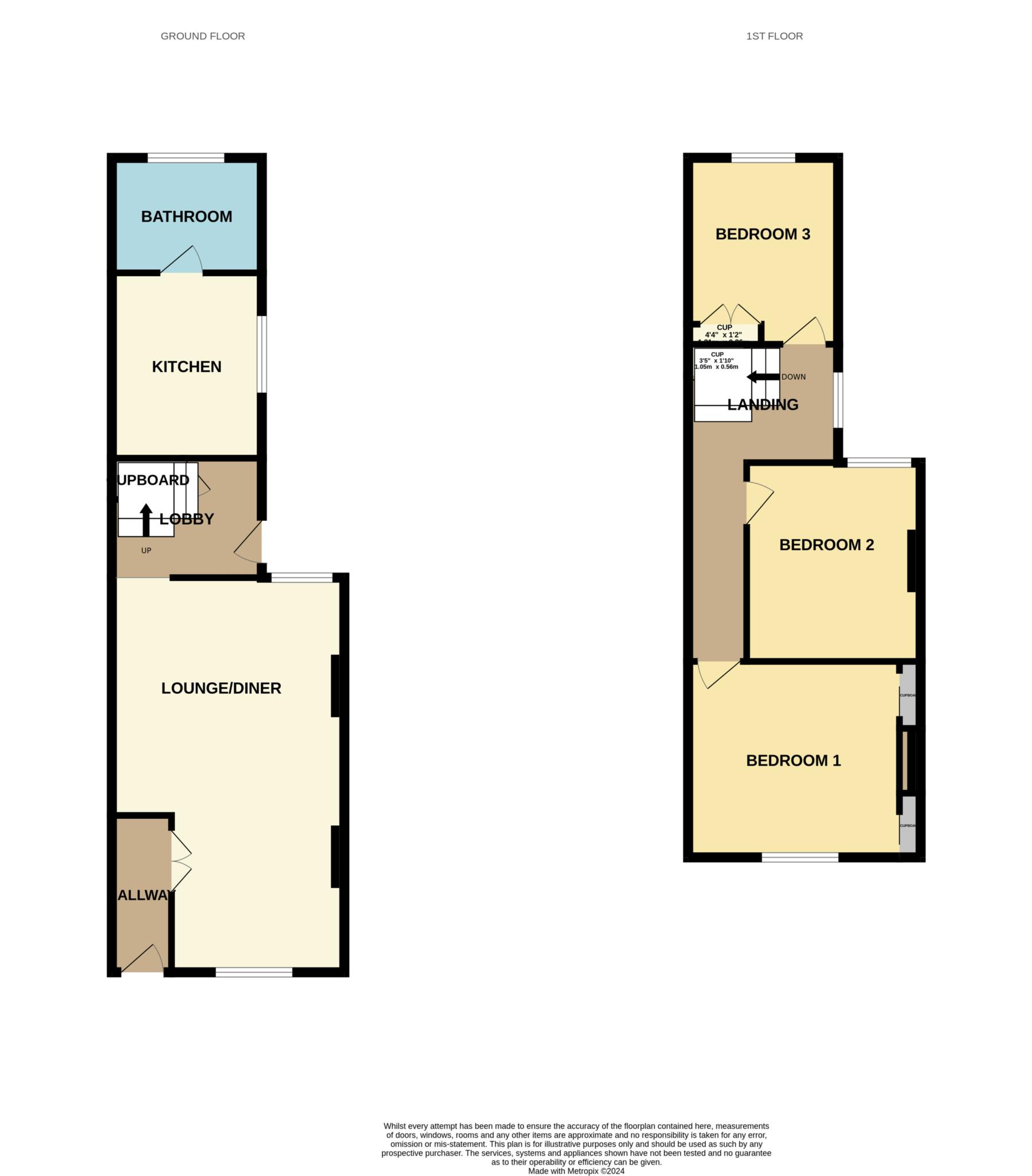 Donnington Gardens, Reading floorplan
