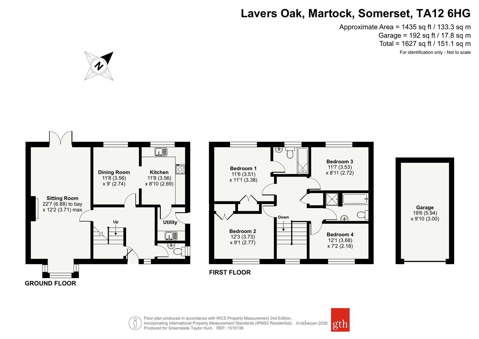 36, Lavers Oak, Somerset floorplan
