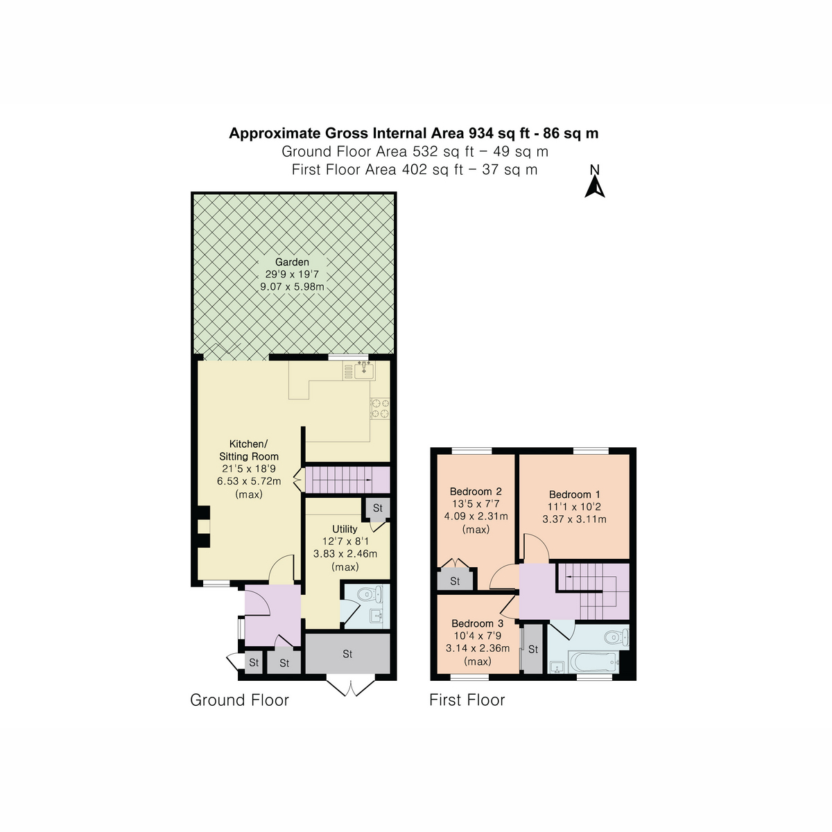 29, Kennet Close, Wantage floorplan