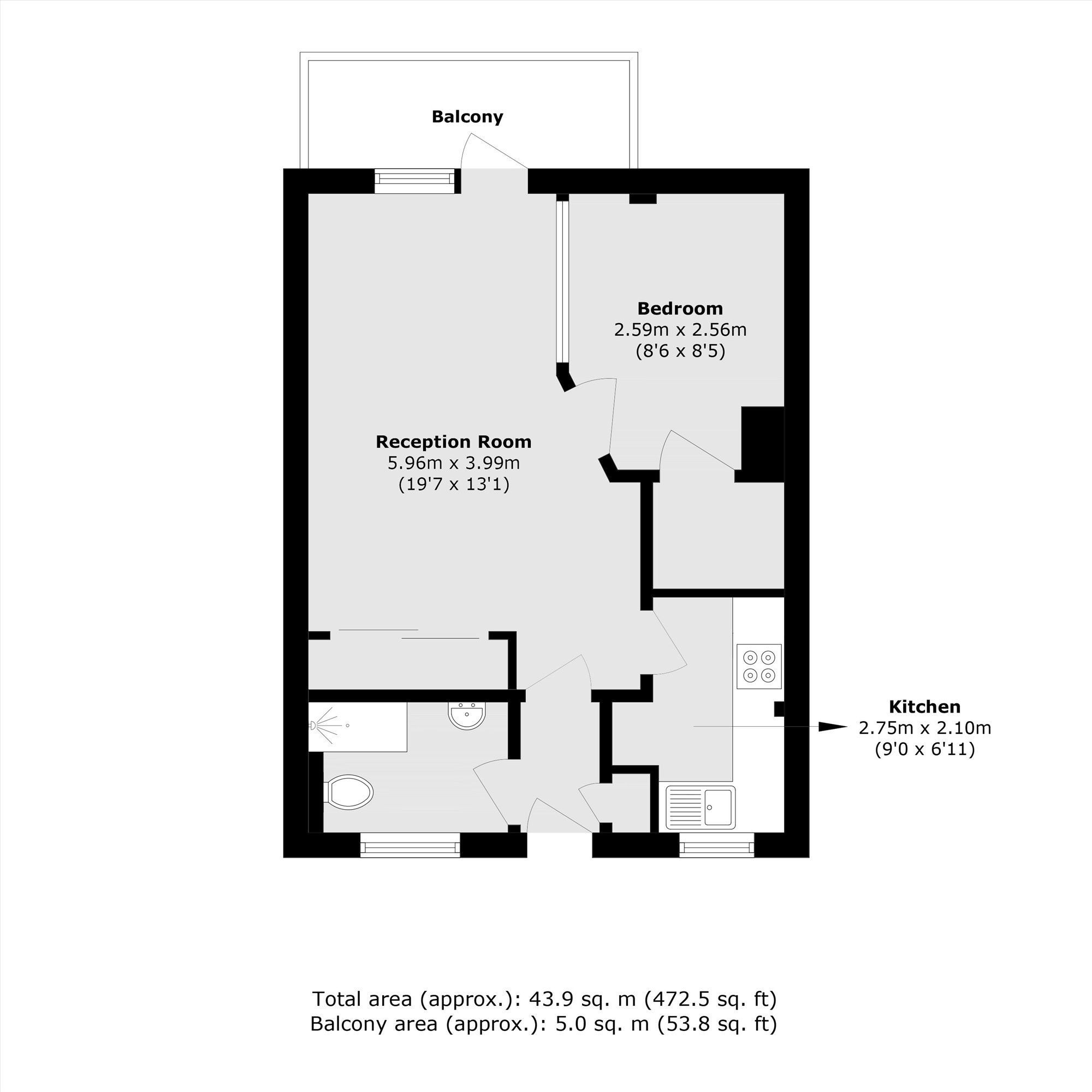 111 Lichfield Court, Sheen Road, Richmond floorplan
