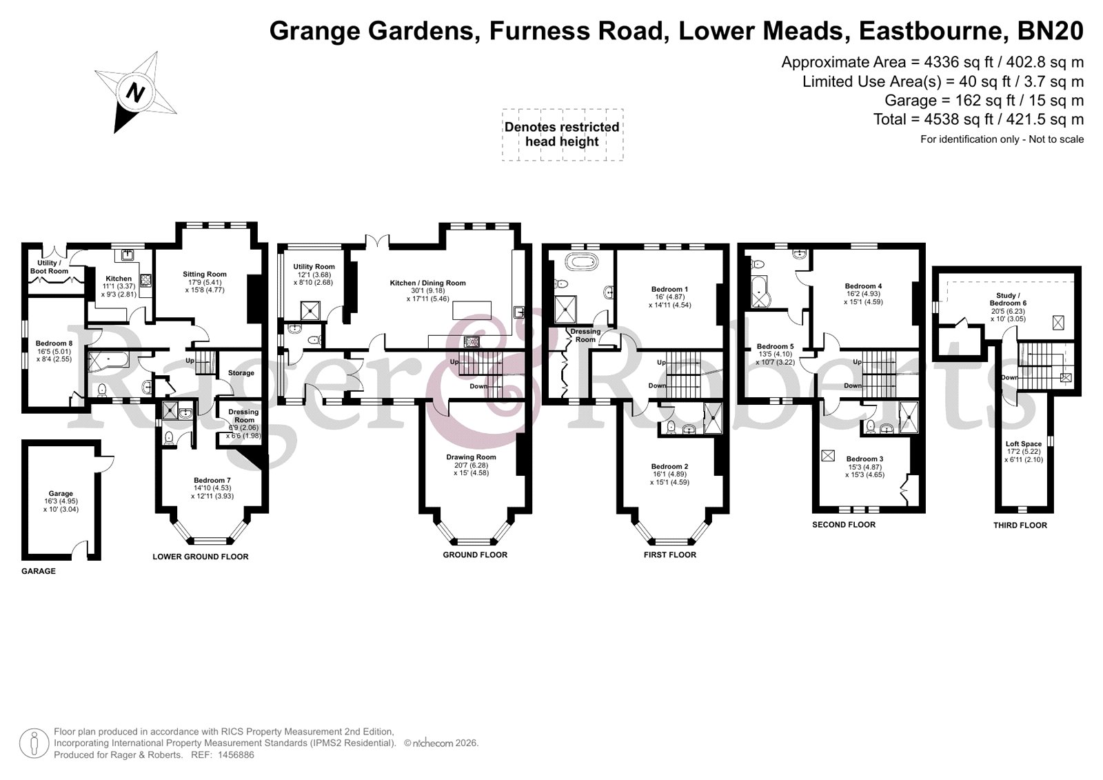 10, Grange Gardens, Eastbourne floorplan