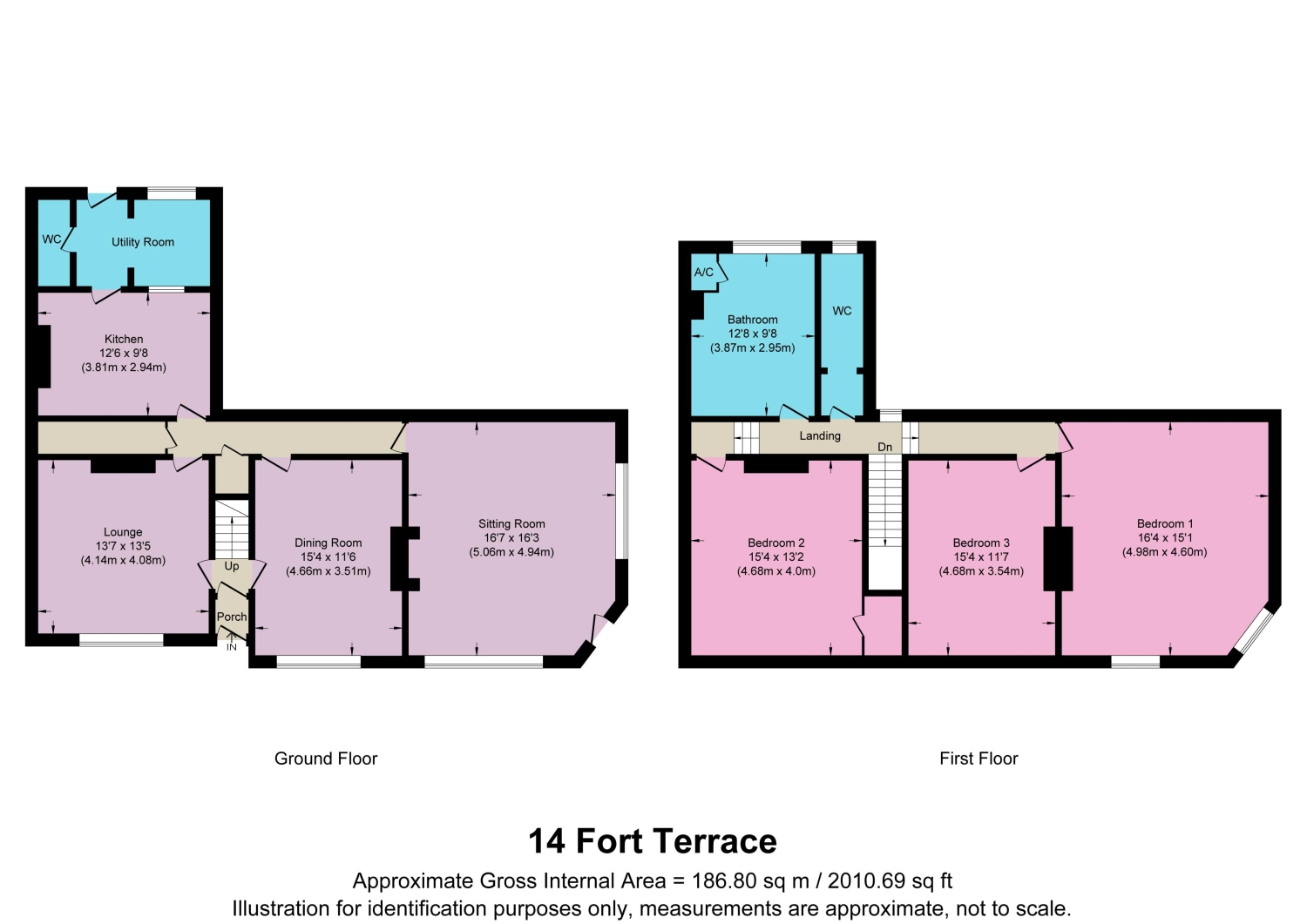 14, Fort Terrace, Barnstaple floorplan