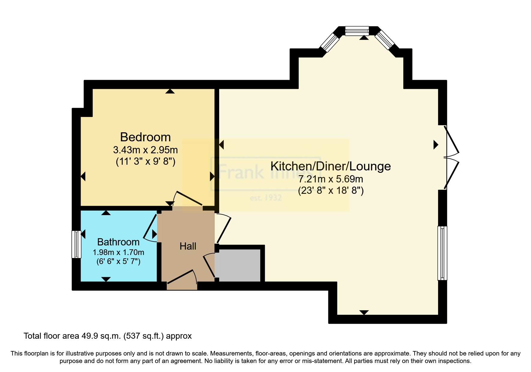 Bramble House, 100 Whitaker Road, Derby, Derbyshire DE23, 1 bedroom