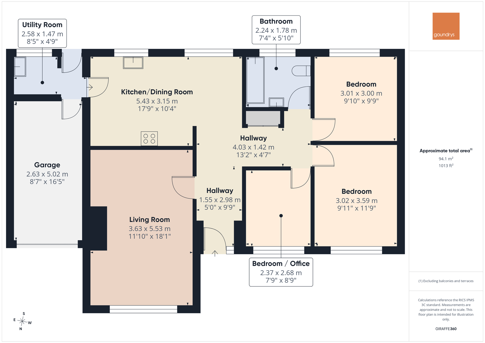 23, Treforthlan, Redruth floorplan