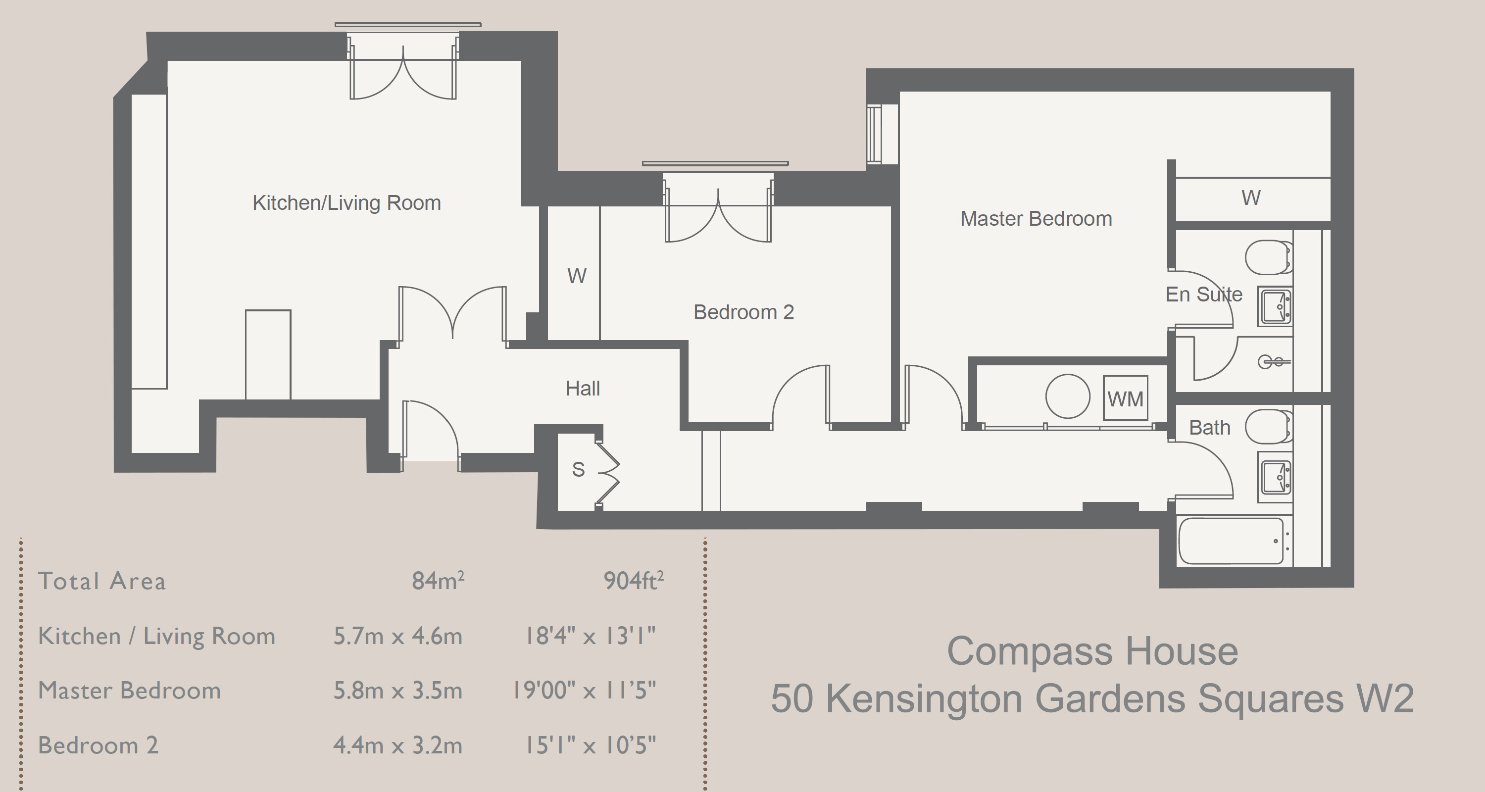 2 Bedrooms Flat to rent in Compass House, Kensington Gardens Square, Bayswater, Hyde Park W2