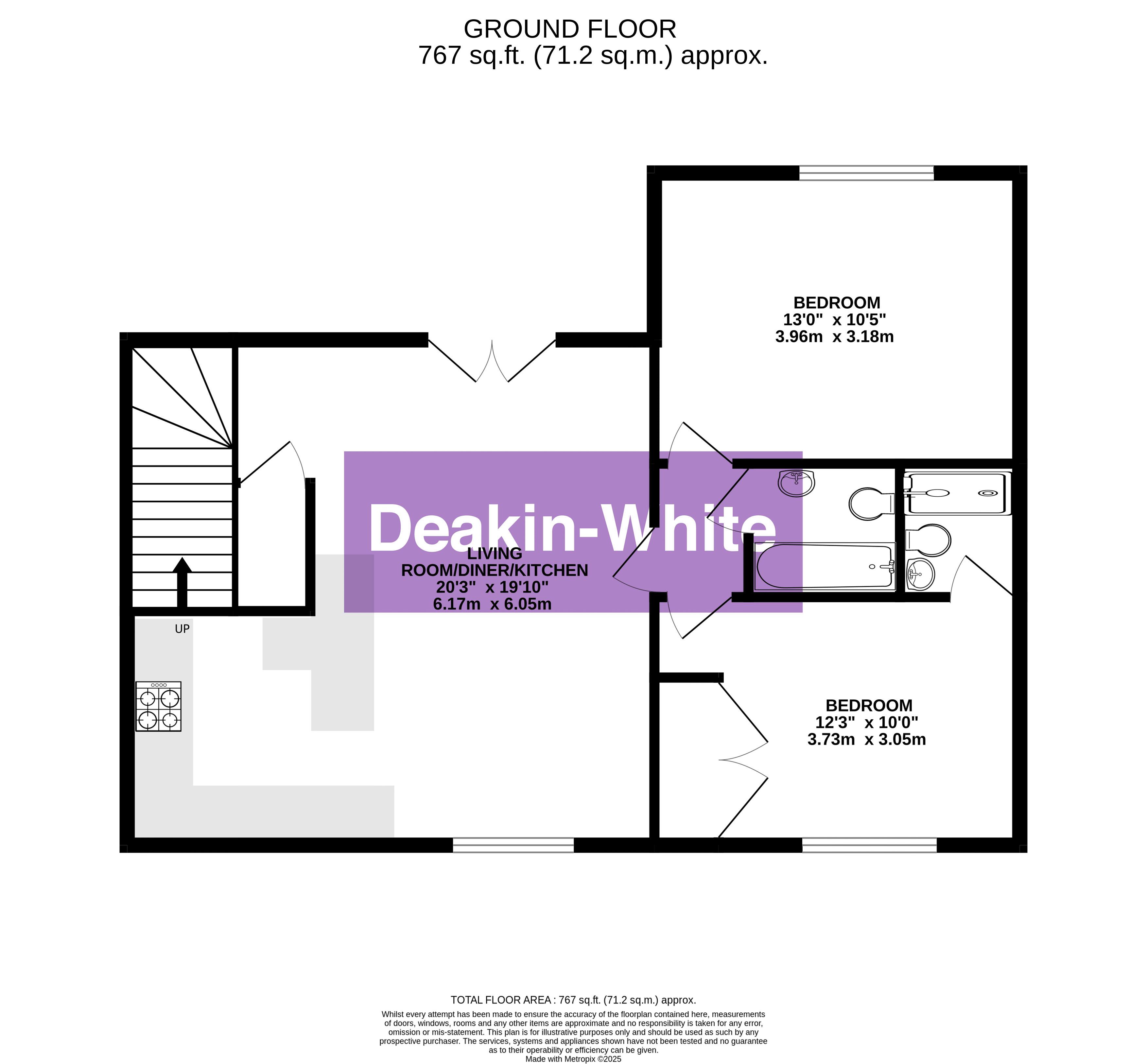 Flat C, The Stable Block, The Firs, High Street, Whitchurch floorplan