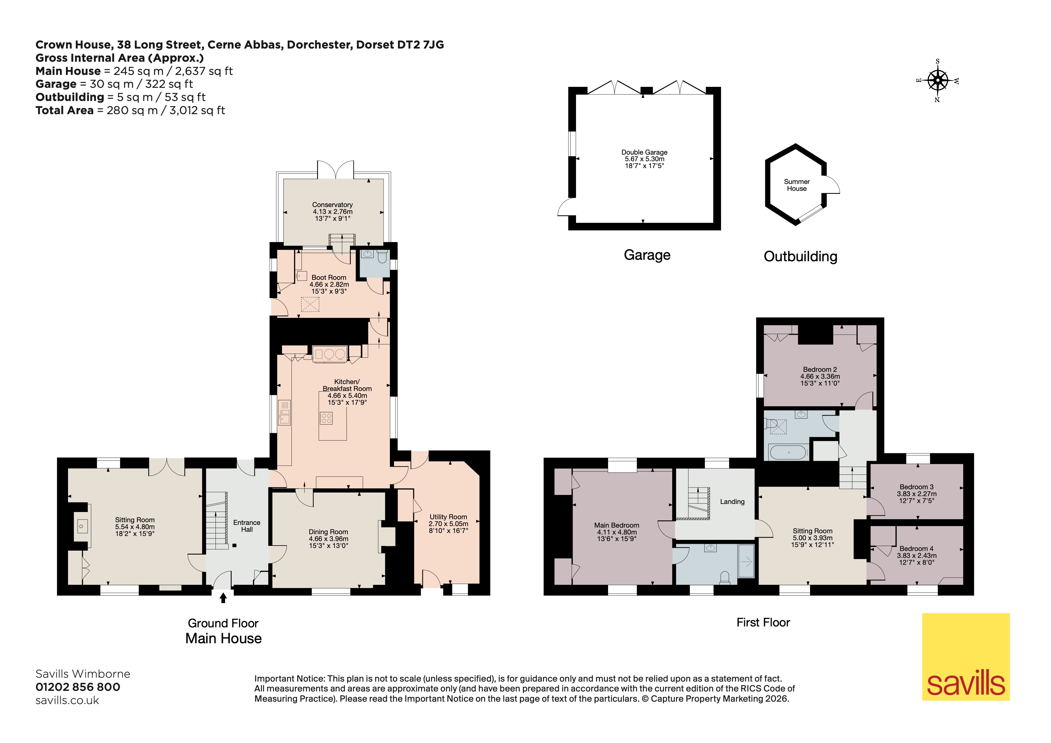Crown House, 38, Long Street, Dorchester floorplan