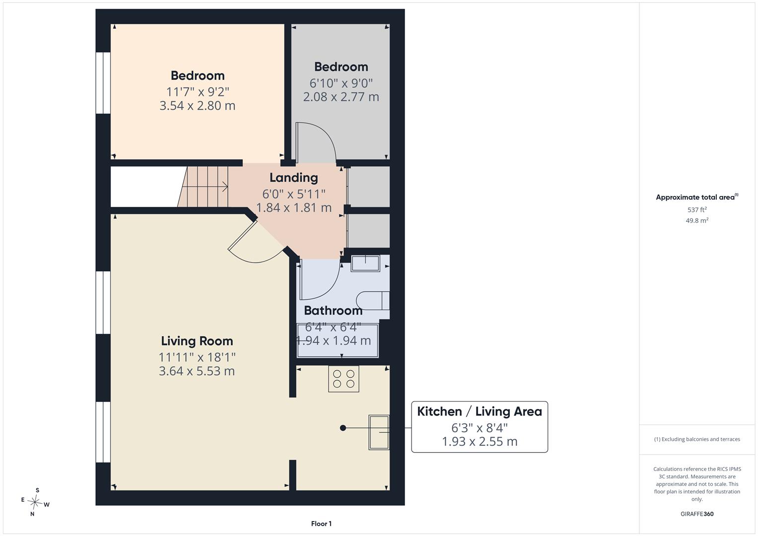 72, Bradford Drive, Colchester floorplan