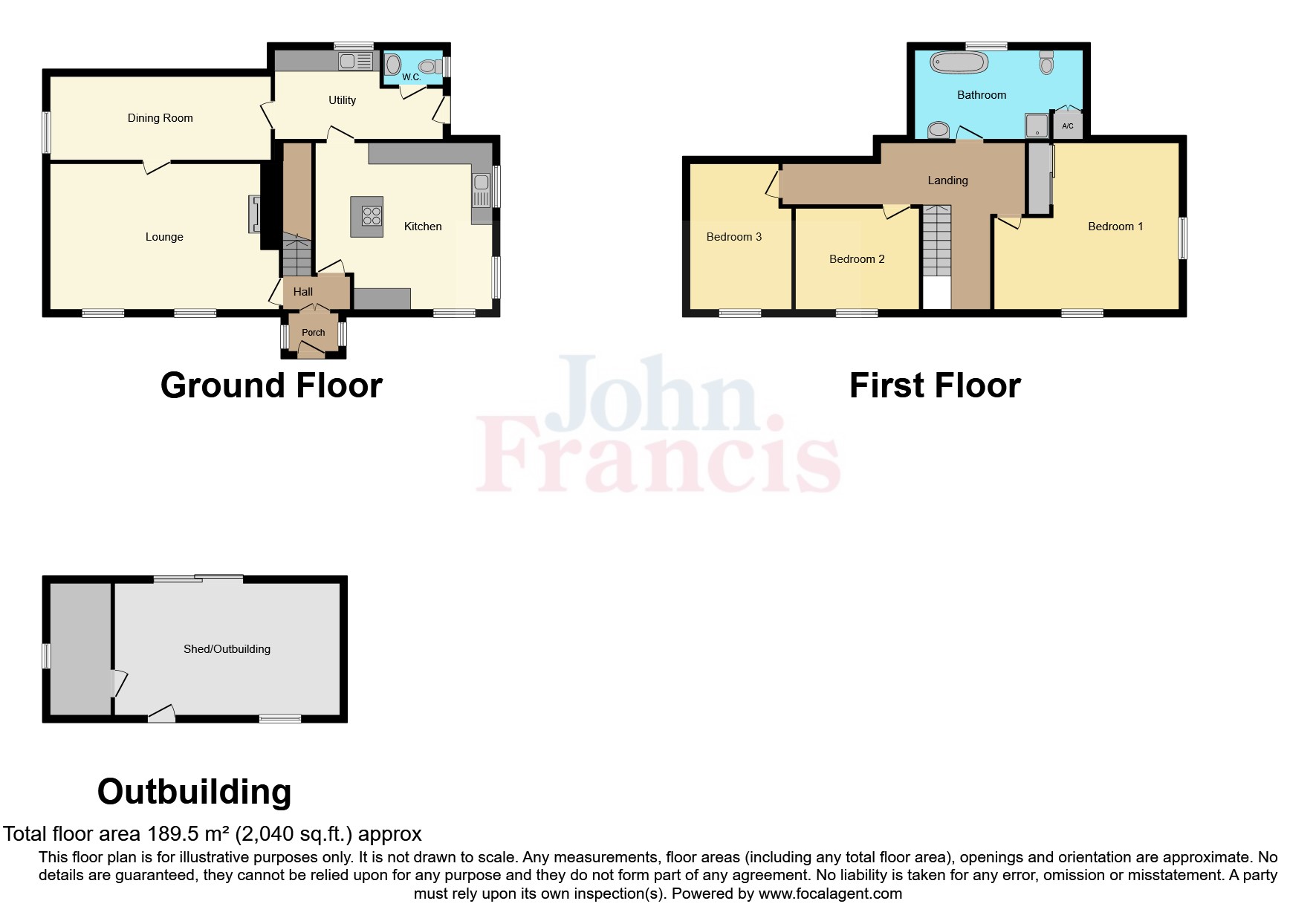 Penbontbren,, Abergorlech, Carmarthenshire floorplan