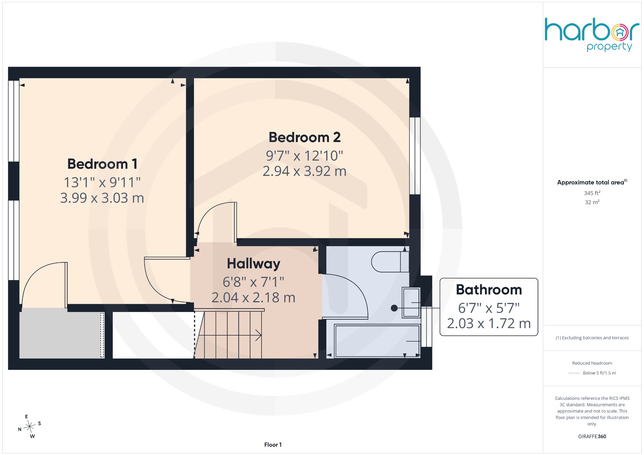 78, Oakdene Avenue, Bellshill, North Lanarkshire, ML4 1JX floorplan