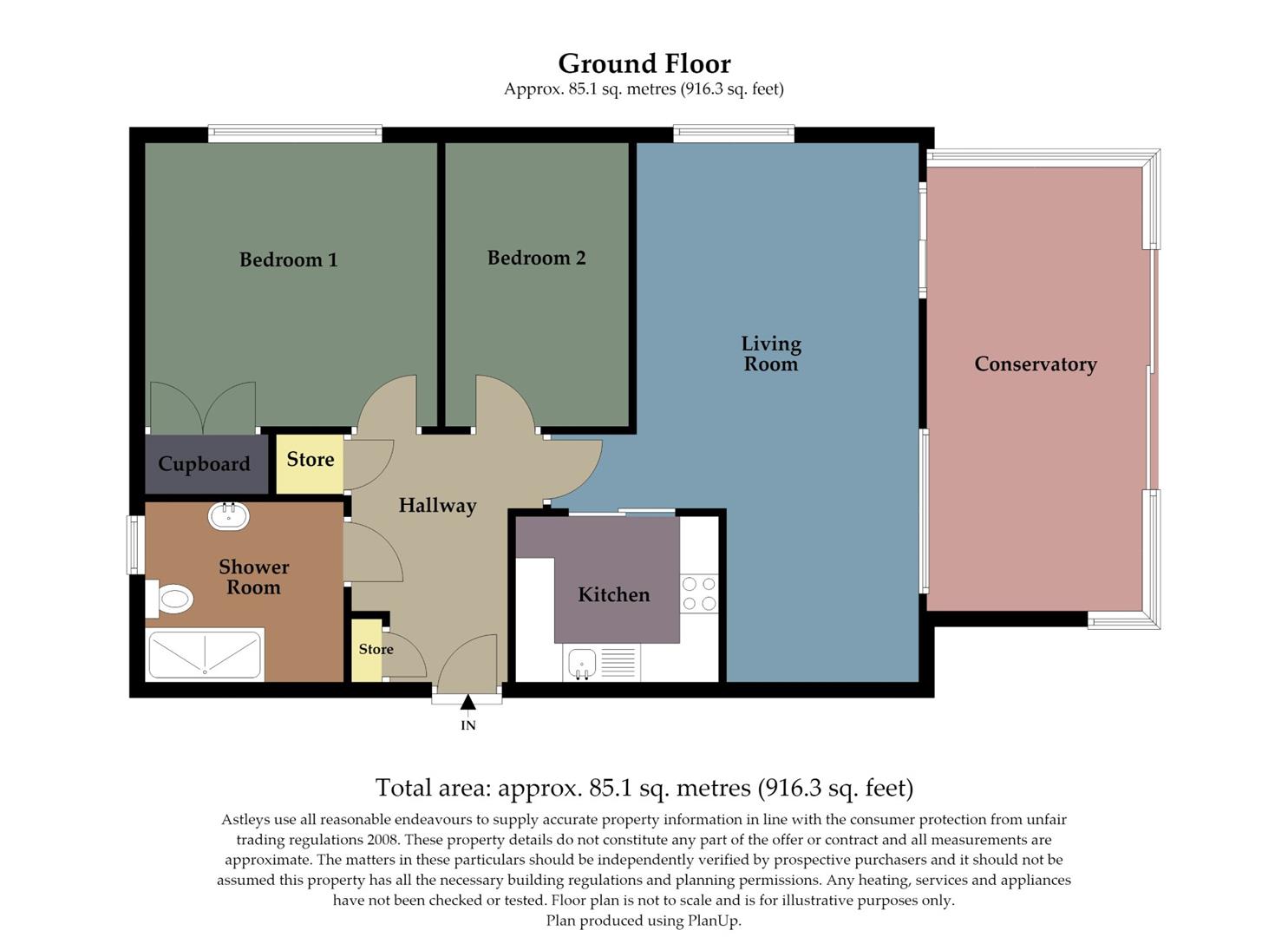 58, Willow Court, Swansea floorplan