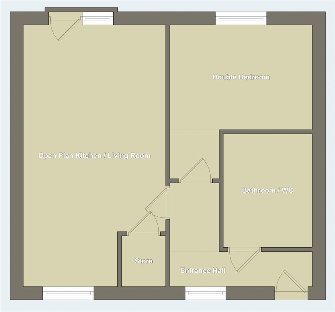 Albert Road, Sheffield floorplan
