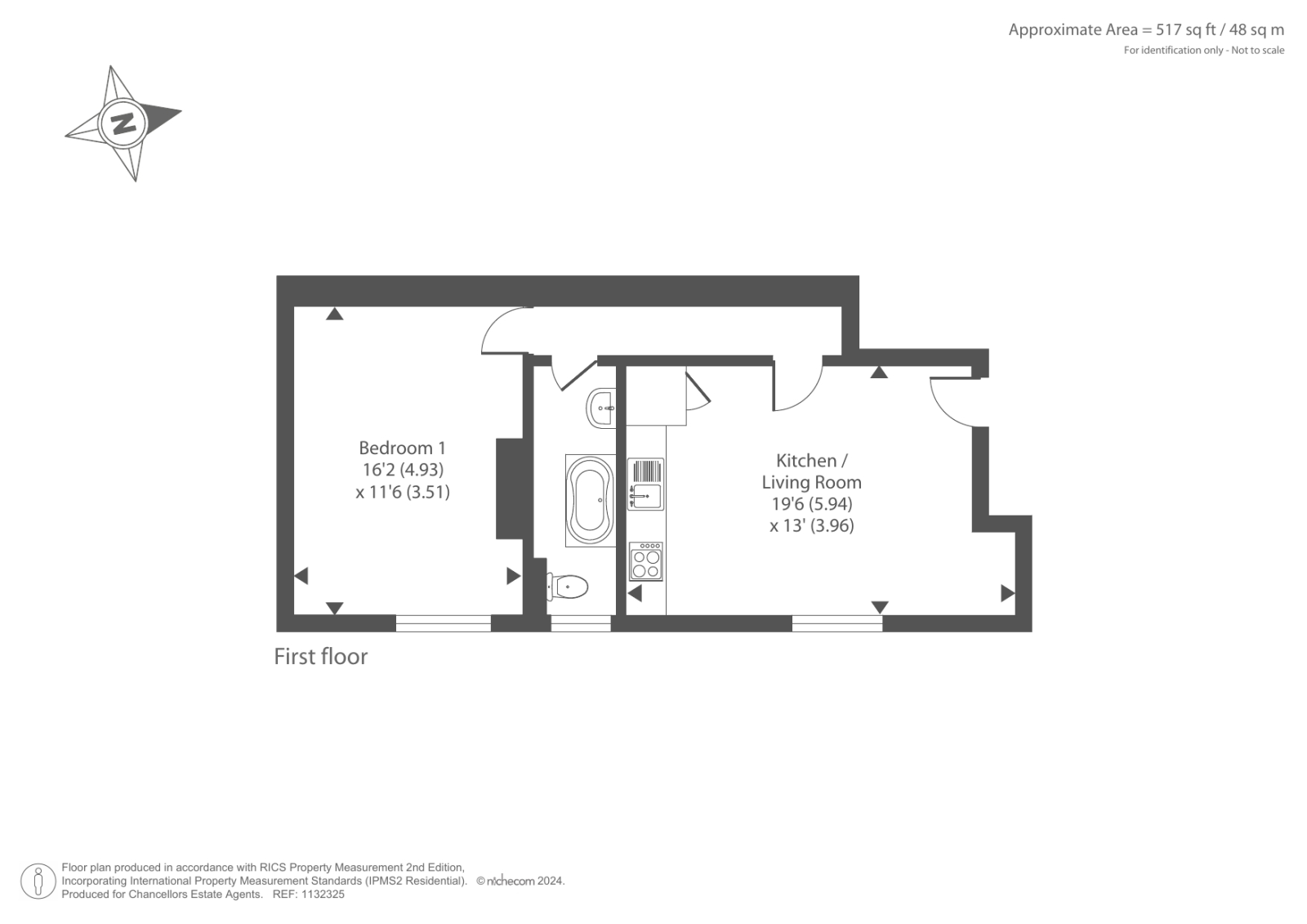 Flat B, 79, High Street, Witney floorplan