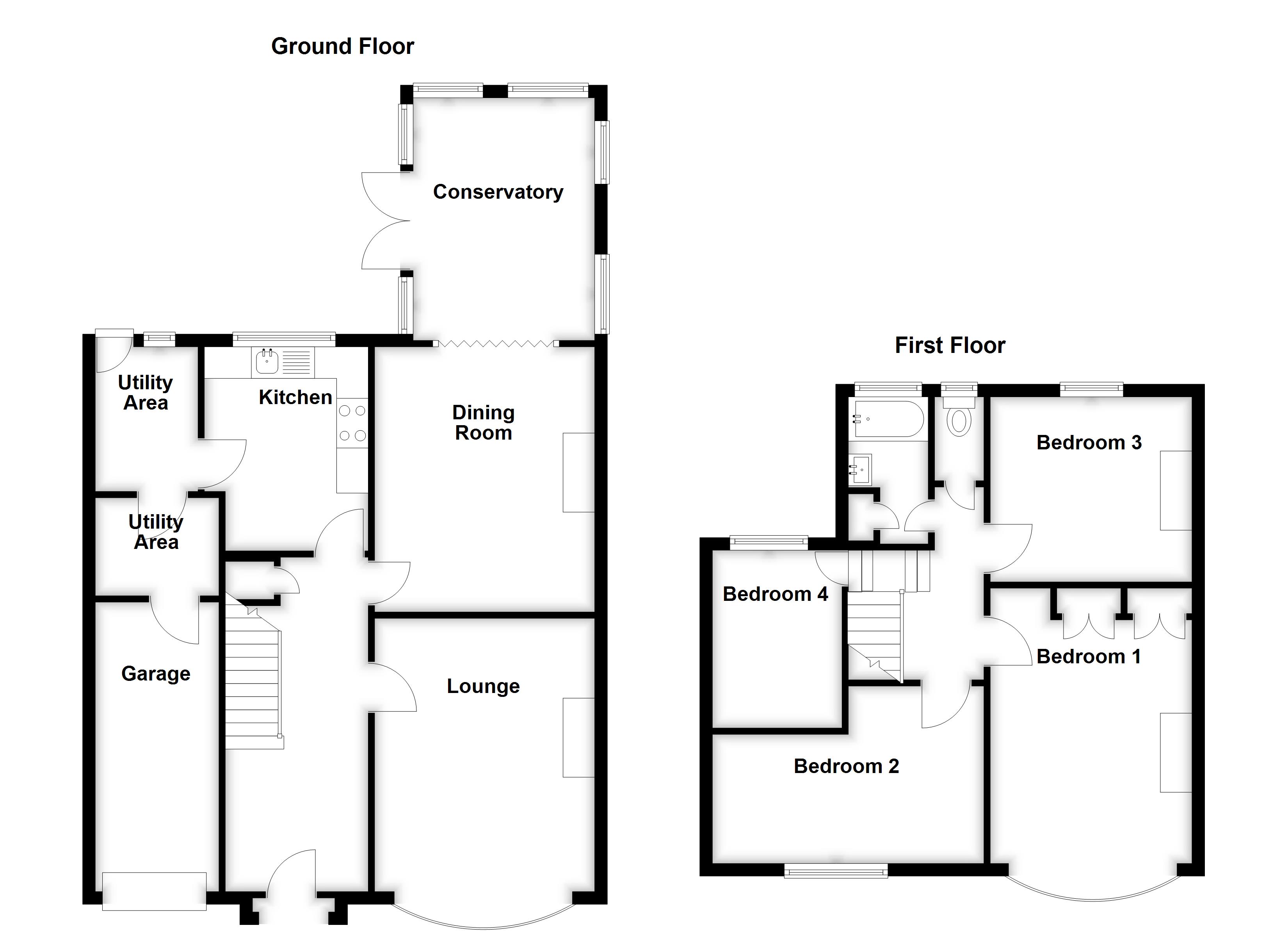 160, Park Crescent, Northumberland Heath floorplan