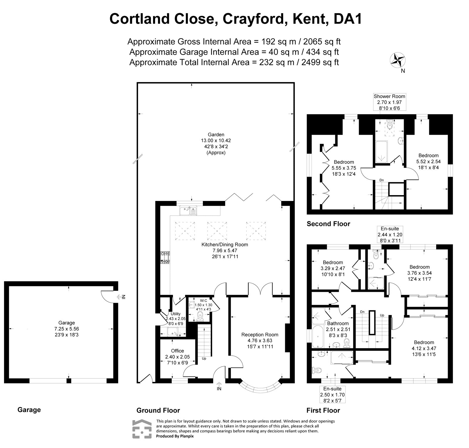 3, Cortland Close, Kent floorplan