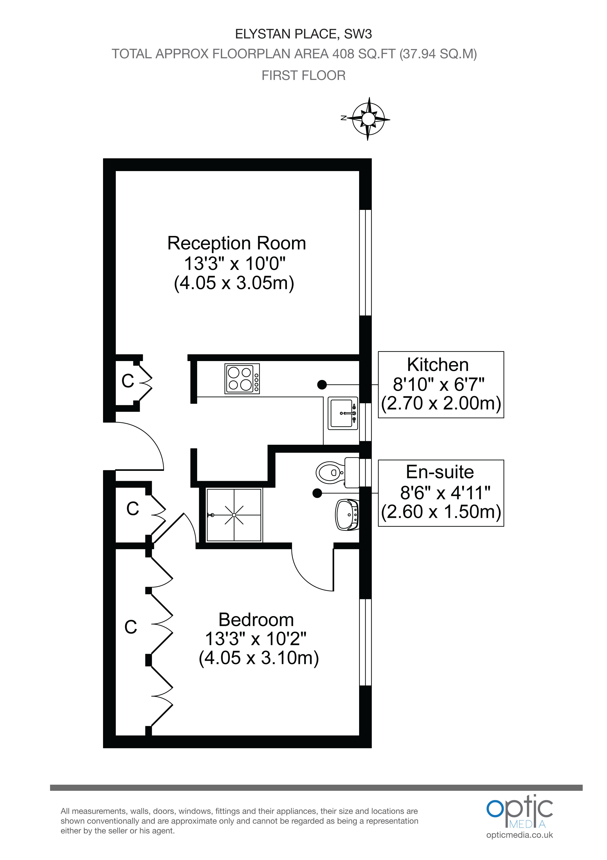 1 Bedrooms Flat to rent in Elystan Place, London SW3