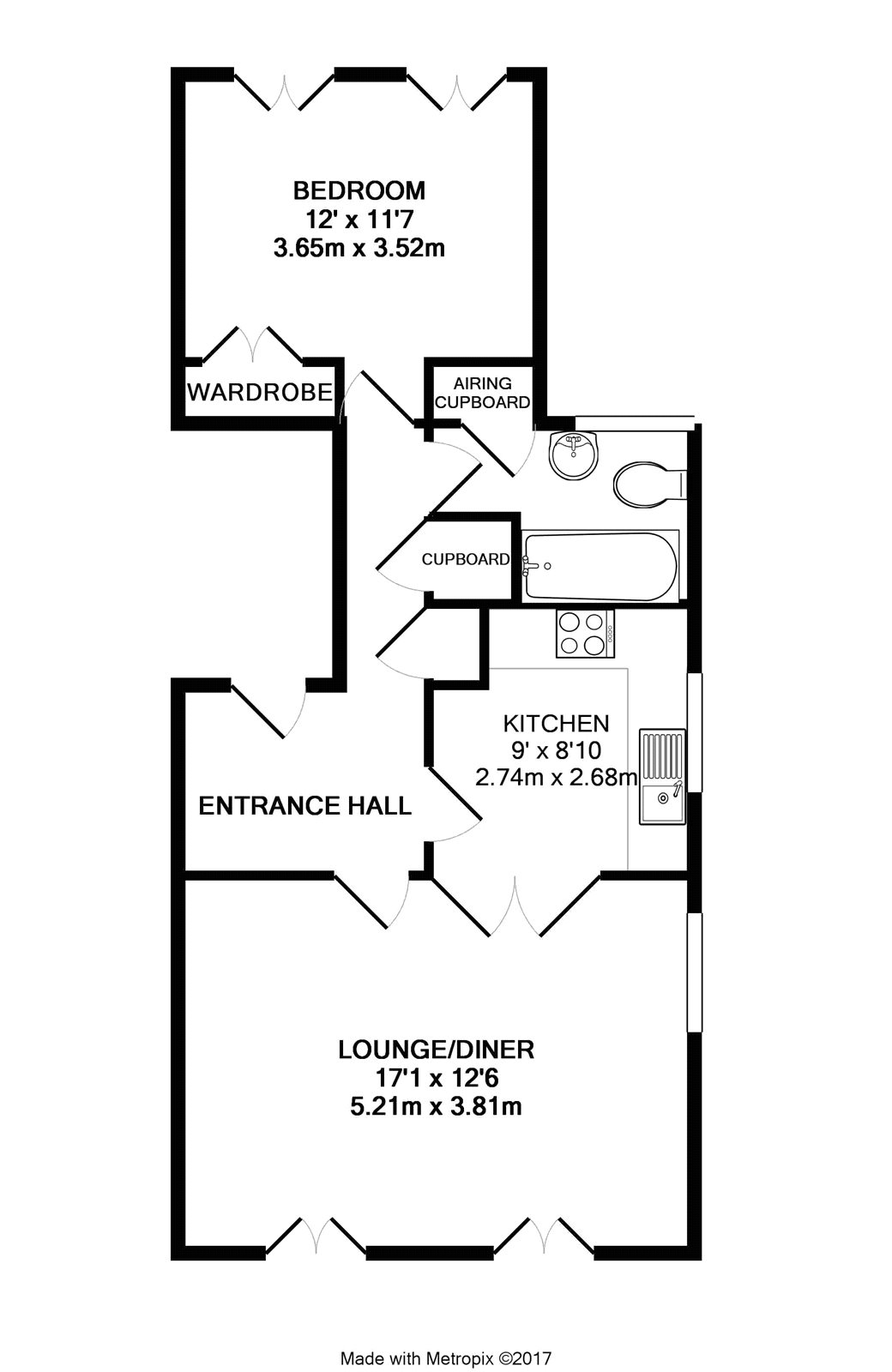 1 Bedrooms Flat to rent in The Plummery, Blakes Cottages, Reading, Berkshire RG1