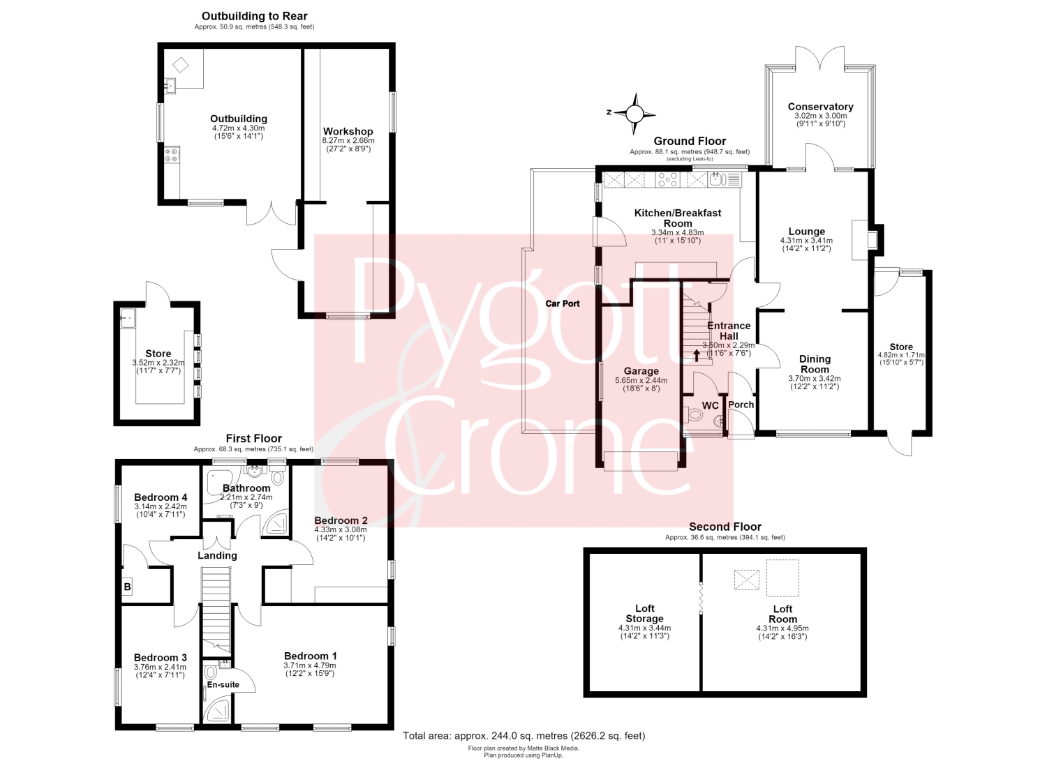 184, Wyberton Low Road, Boston floorplan
