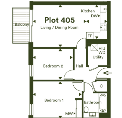 Flagstaff Road, Reading floorplan