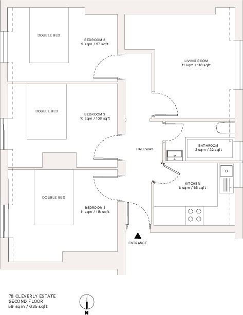 Wormholt Road, London floorplan