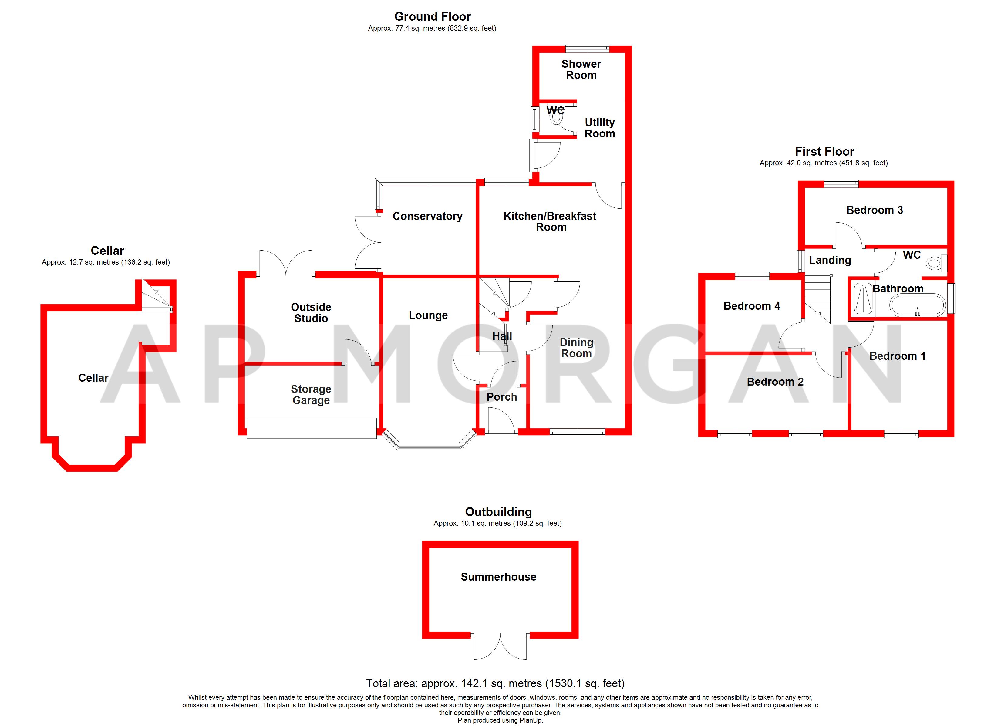 223, Sutton Park Road, Worcestershire floorplan