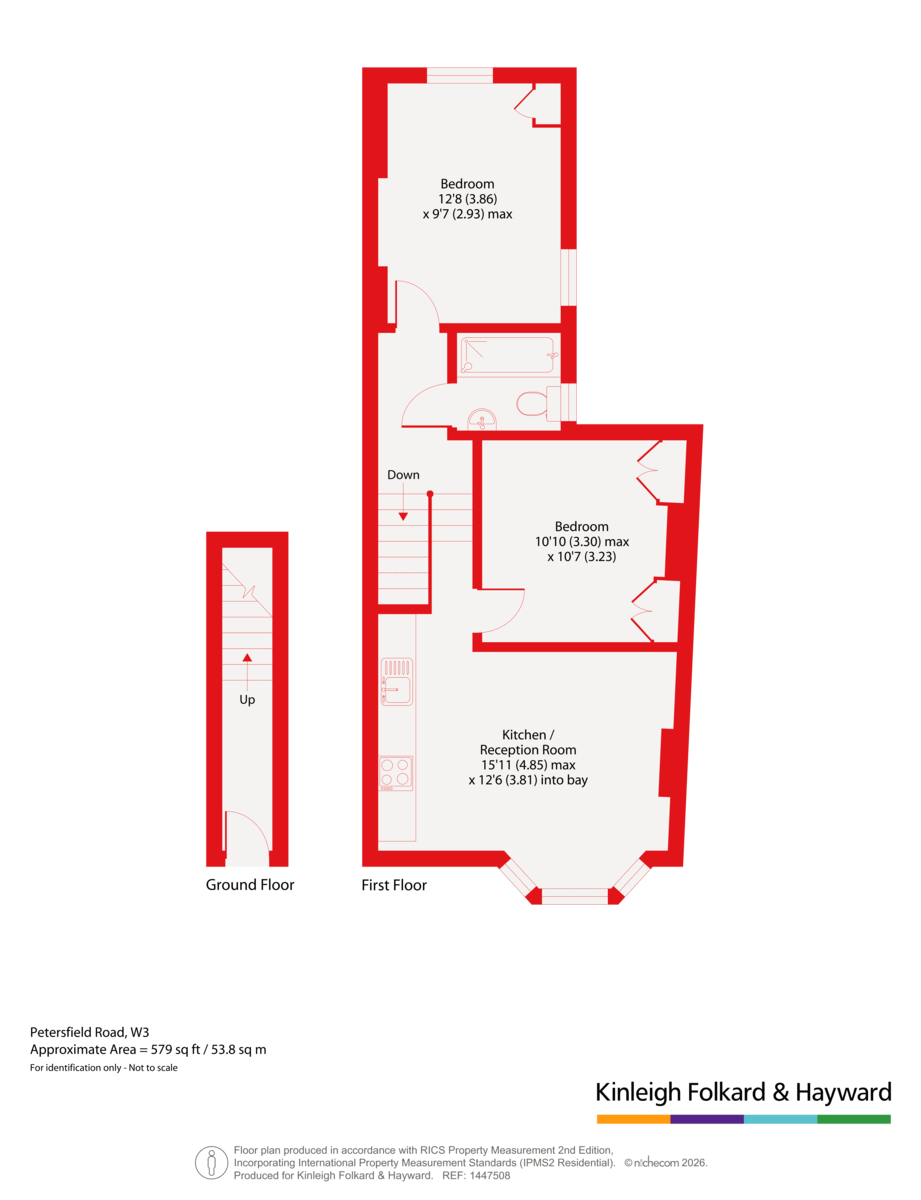 1a, Petersfield Road, London floorplan