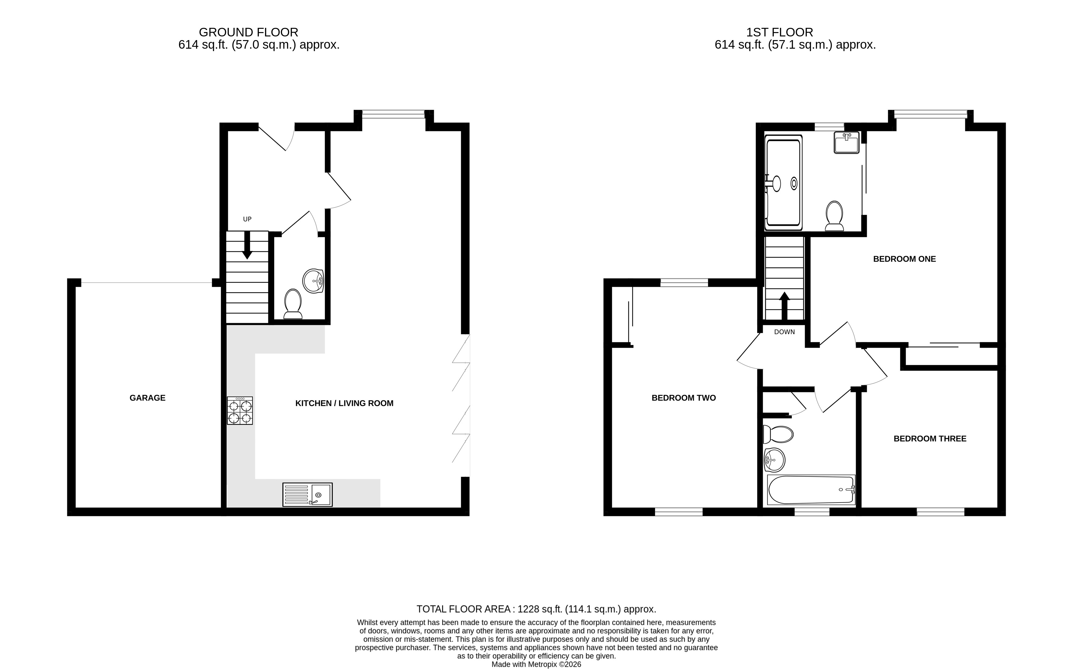 1a, Whitehill Road, Cambridge floorplan