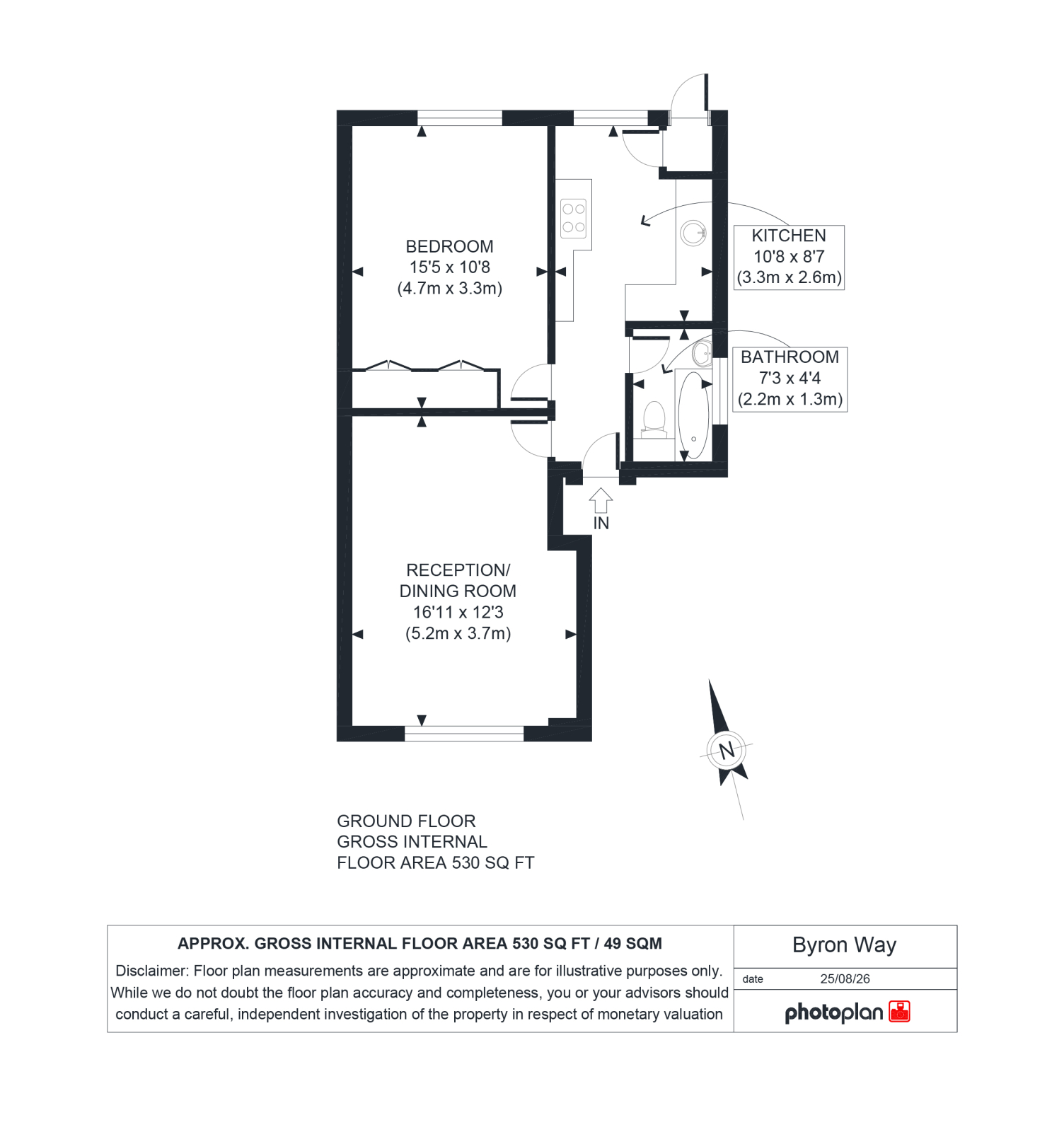 Flat 43 Byron Way, Northolt, London floorplan