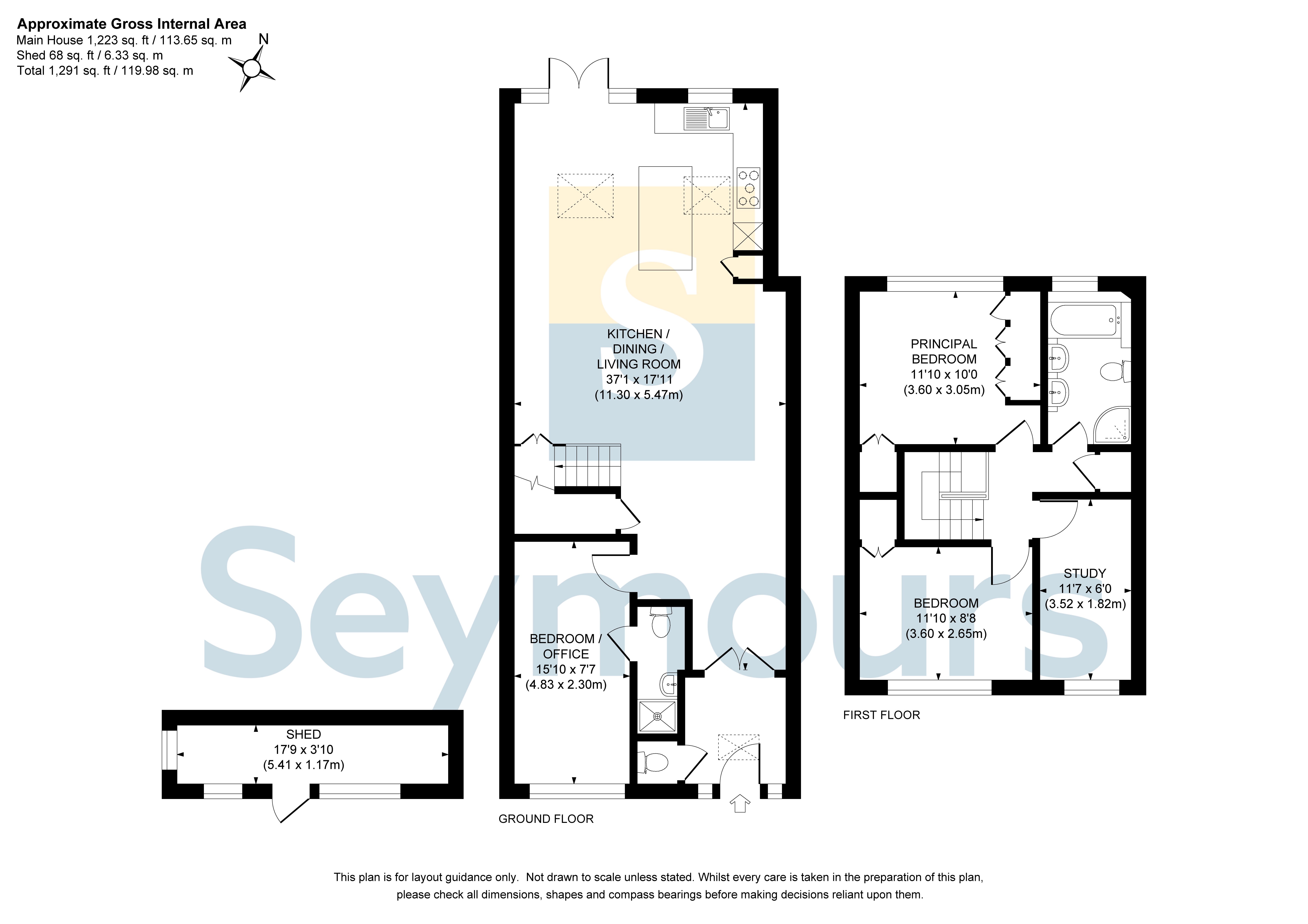 16, Lampeter Close, Surrey floorplan